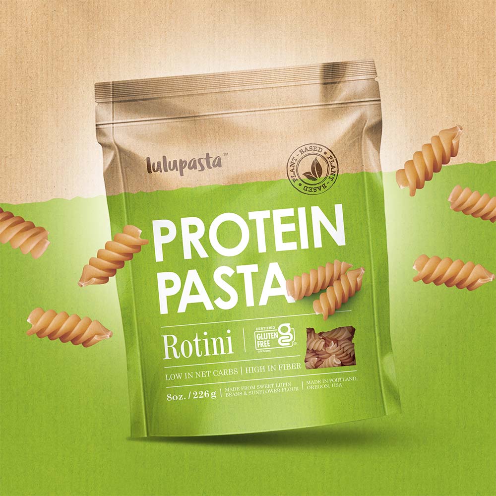 Rotini Protein Pasta - 19g Protein & 4g Net Carb, Lupin Pasta, Keto Pasta, Gluten Free, 8 oz. - Image 3