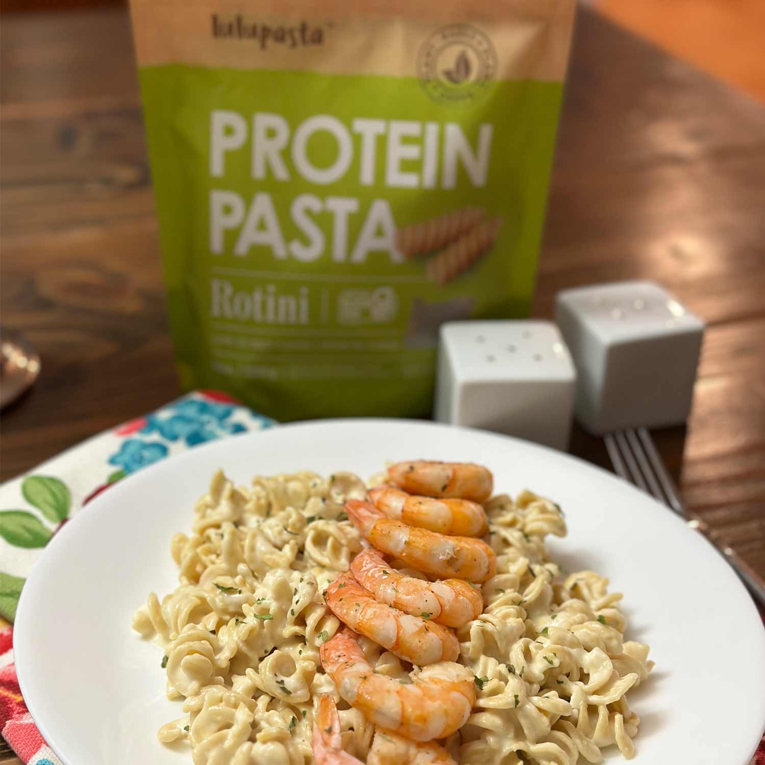 Rotini Protein Pasta - 19g Protein & 4g Net Carb, Lupin Pasta, Keto Pasta, Gluten Free, 8 oz. - Image 4