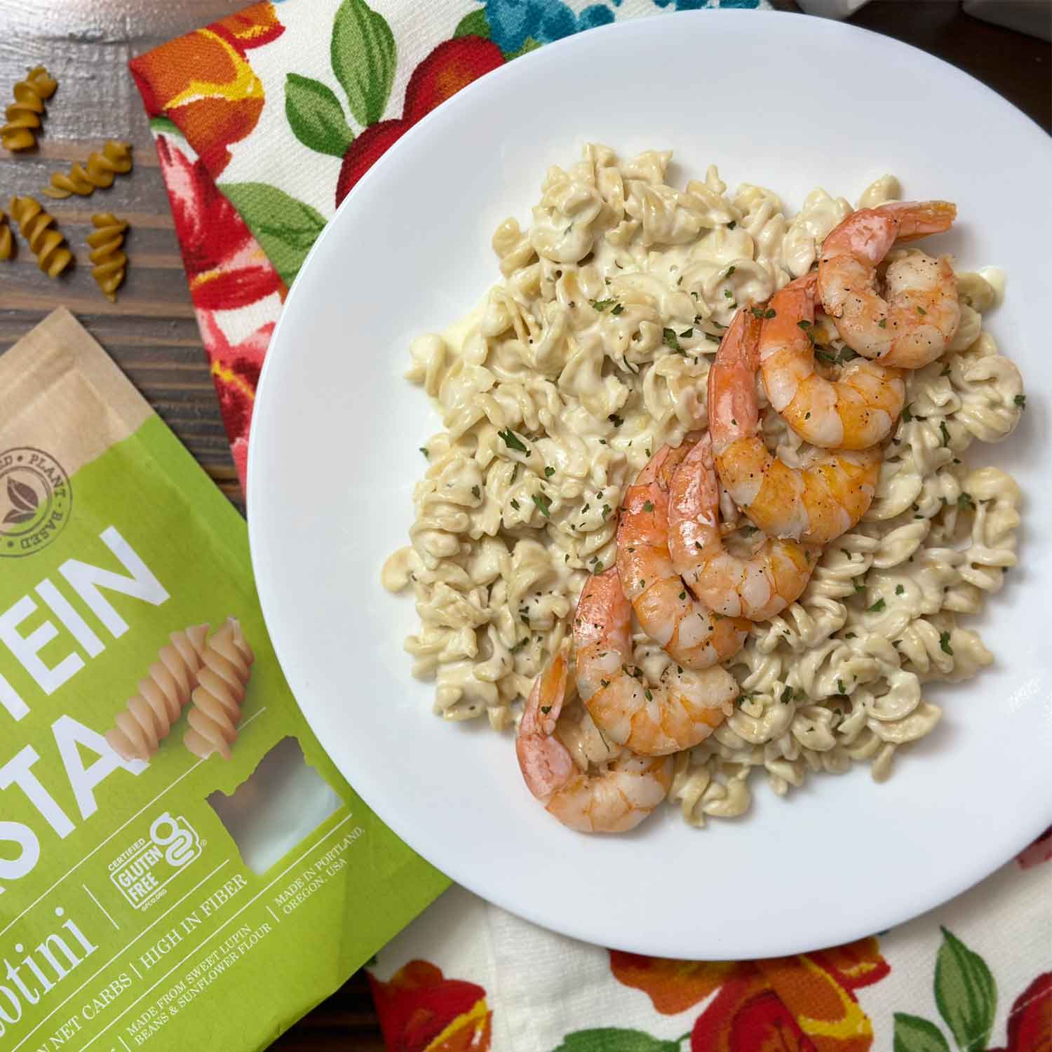 Rotini Protein Pasta - 19g Protein & 4g Net Carb, Lupin Pasta, Keto Pasta, Gluten Free, 8 oz. - Image 5
