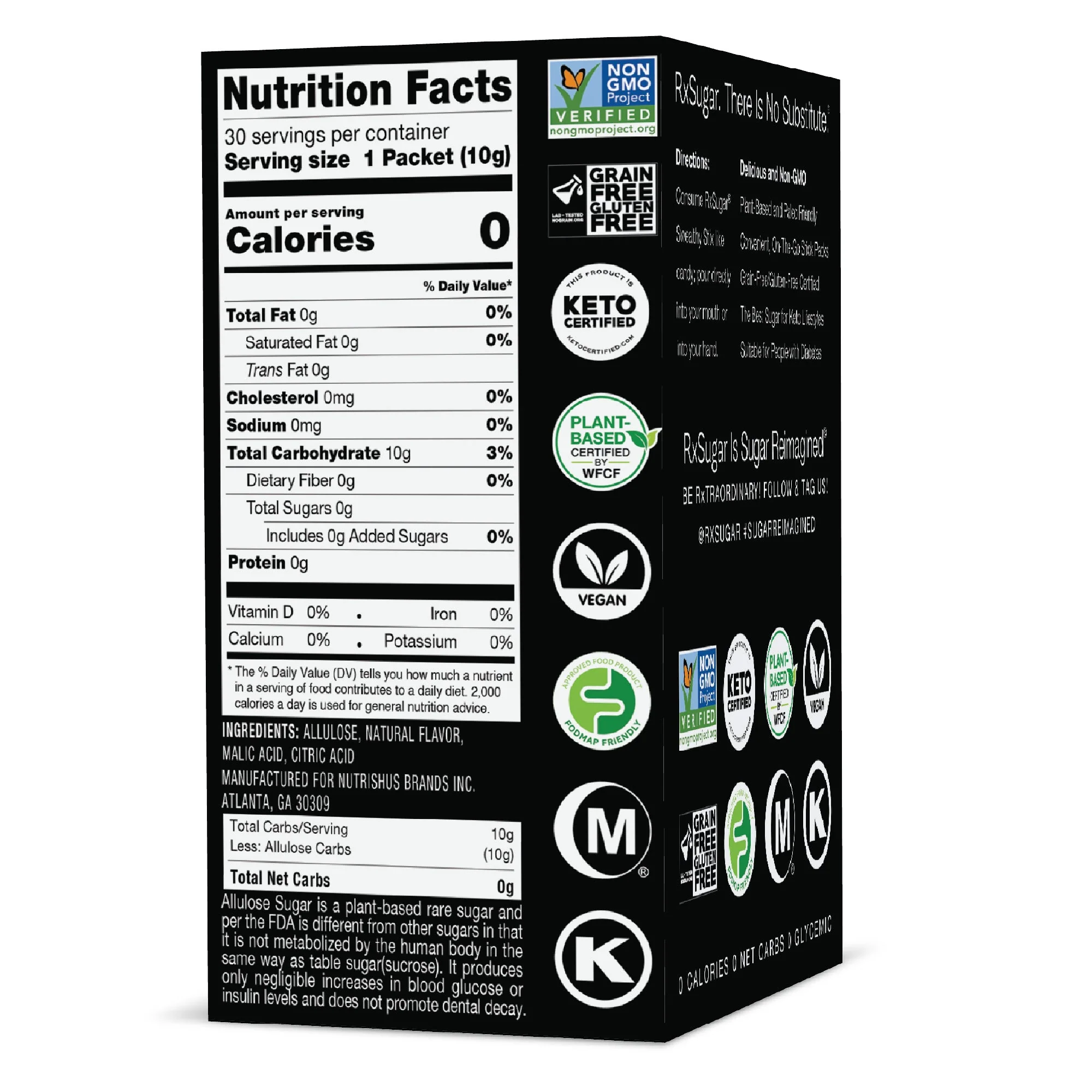 RxSugar Flavored Allulose Sugar Swealthy Stix - Image 10