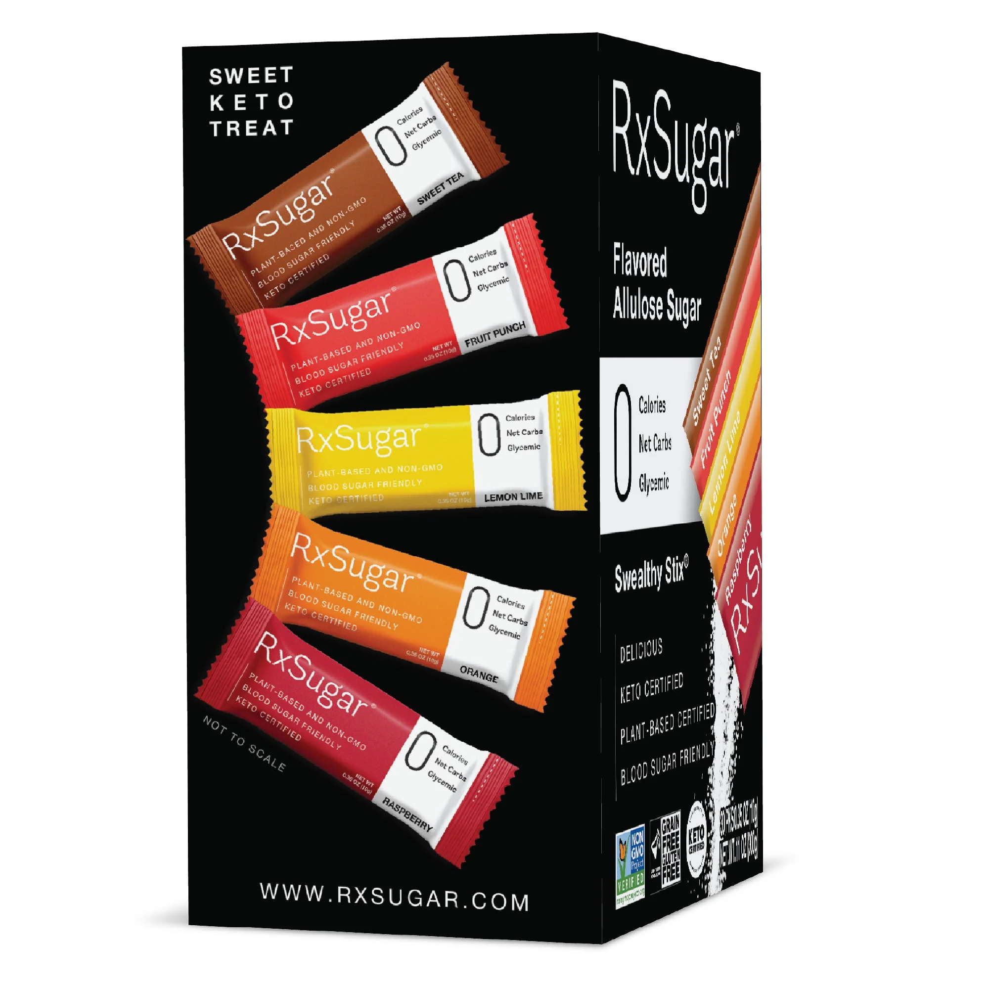 RxSugar Flavored Allulose Sugar Swealthy Stix - Image 11