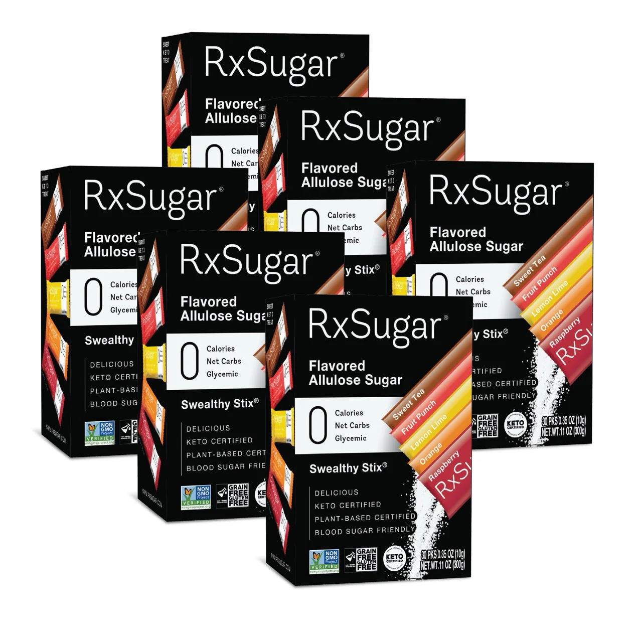 RxSugar Flavored Allulose Sugar Swealthy Stix - Image 12