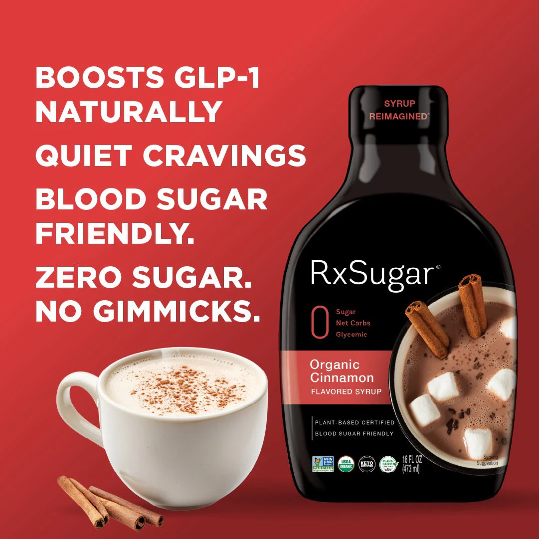 RxSugar Organic Cinnamon Syrup - Image 2
