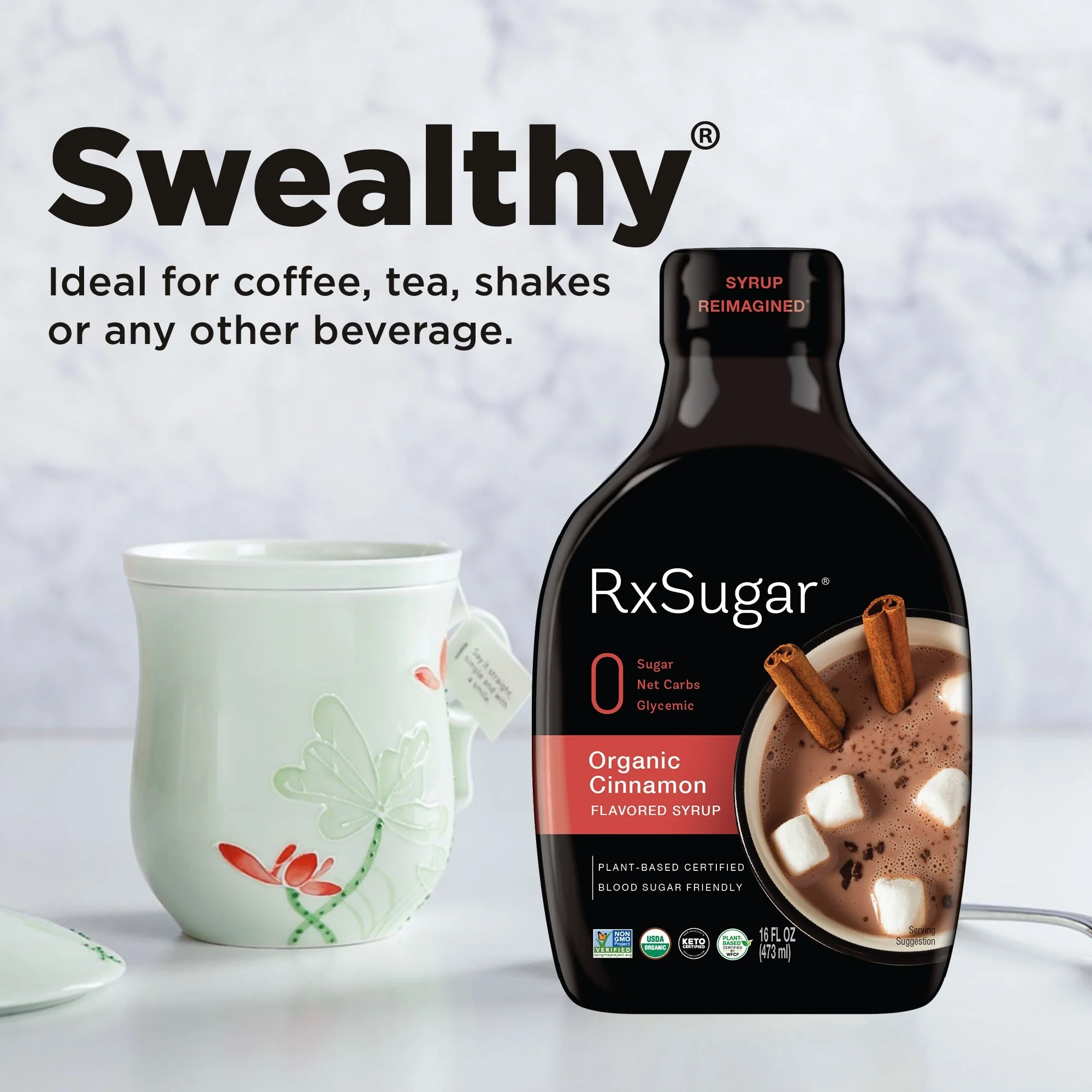 RxSugar Organic Cinnamon Syrup - Image 5
