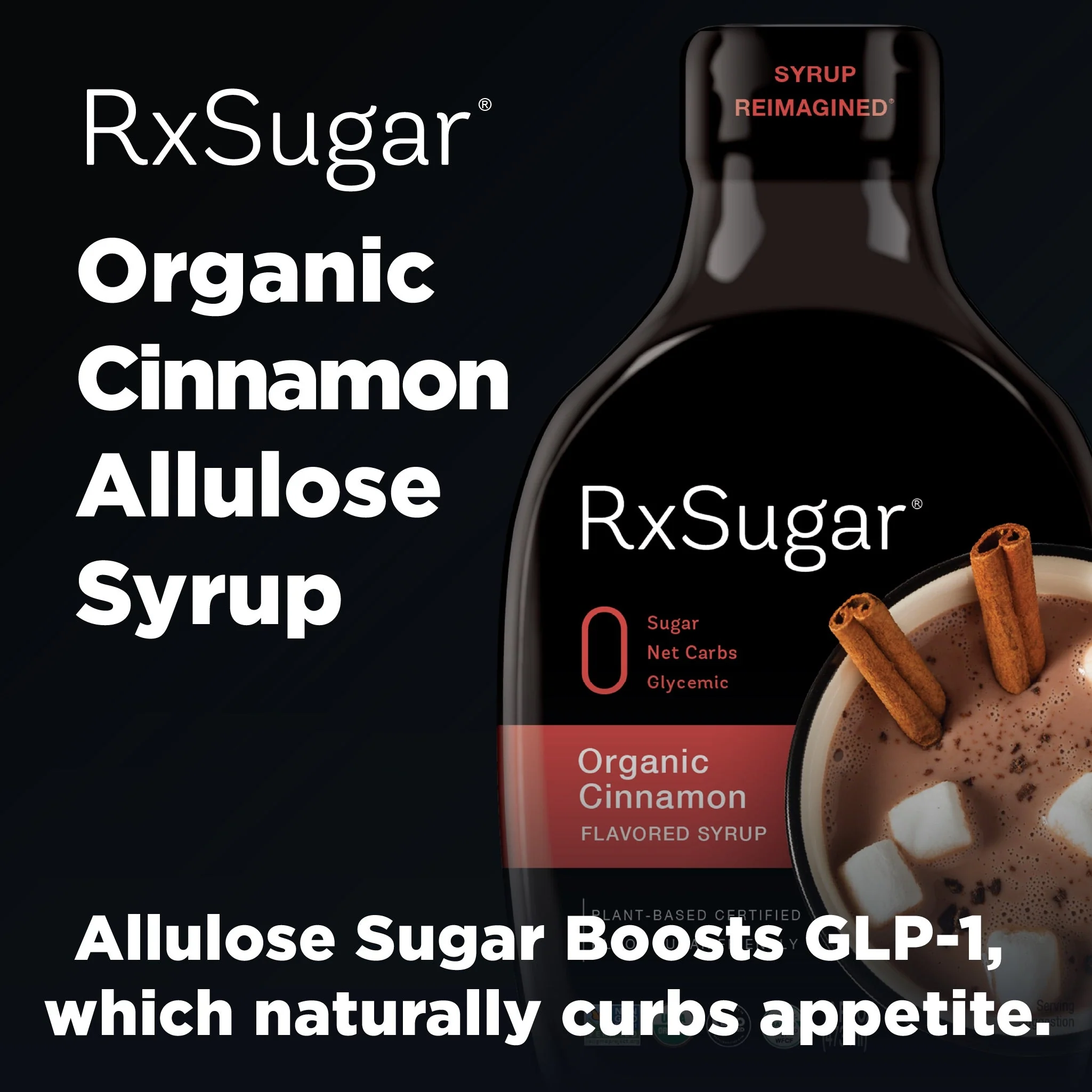 RxSugar Organic Cinnamon Syrup - Image 6