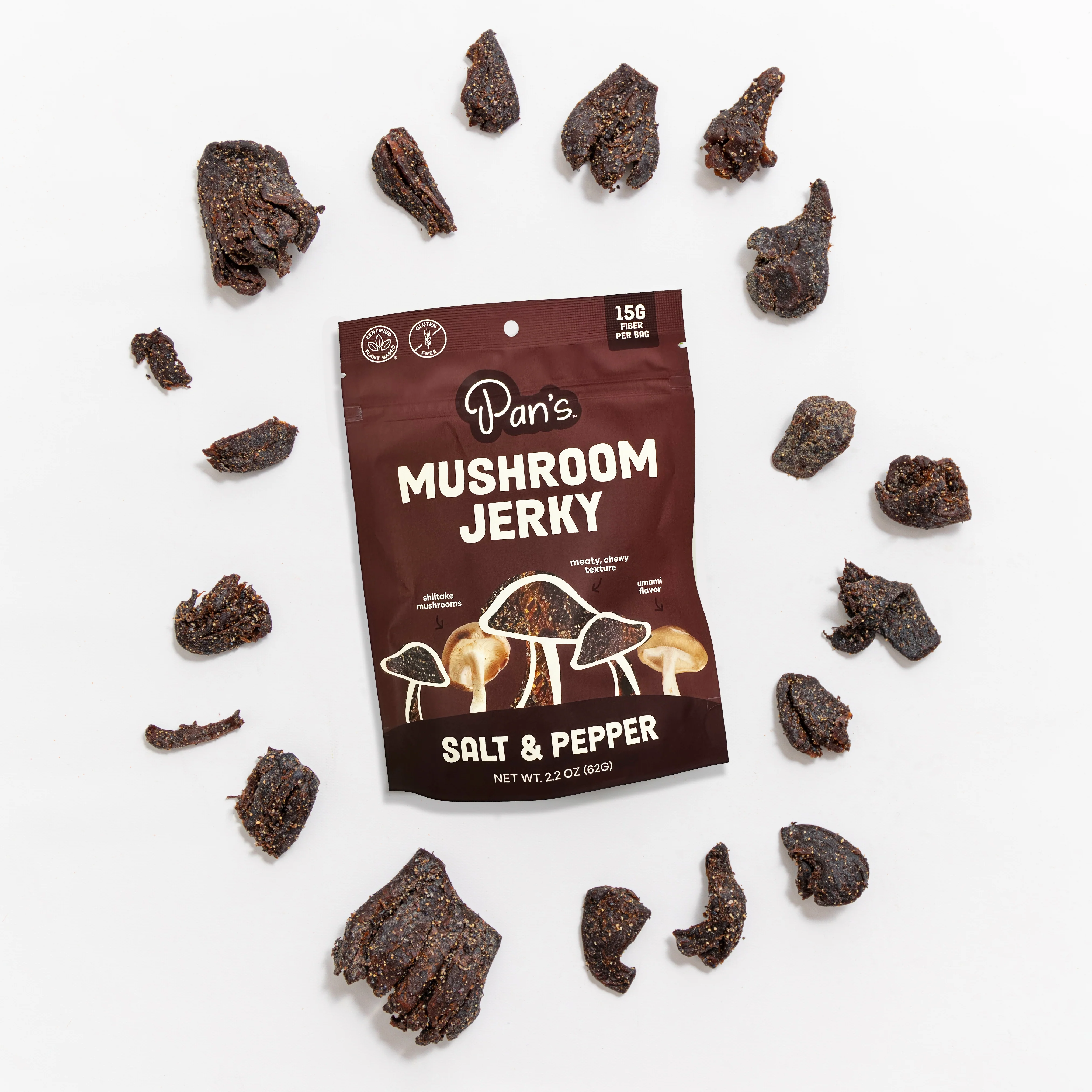 Salt & Pepper Mushroom Jerky - Image 4