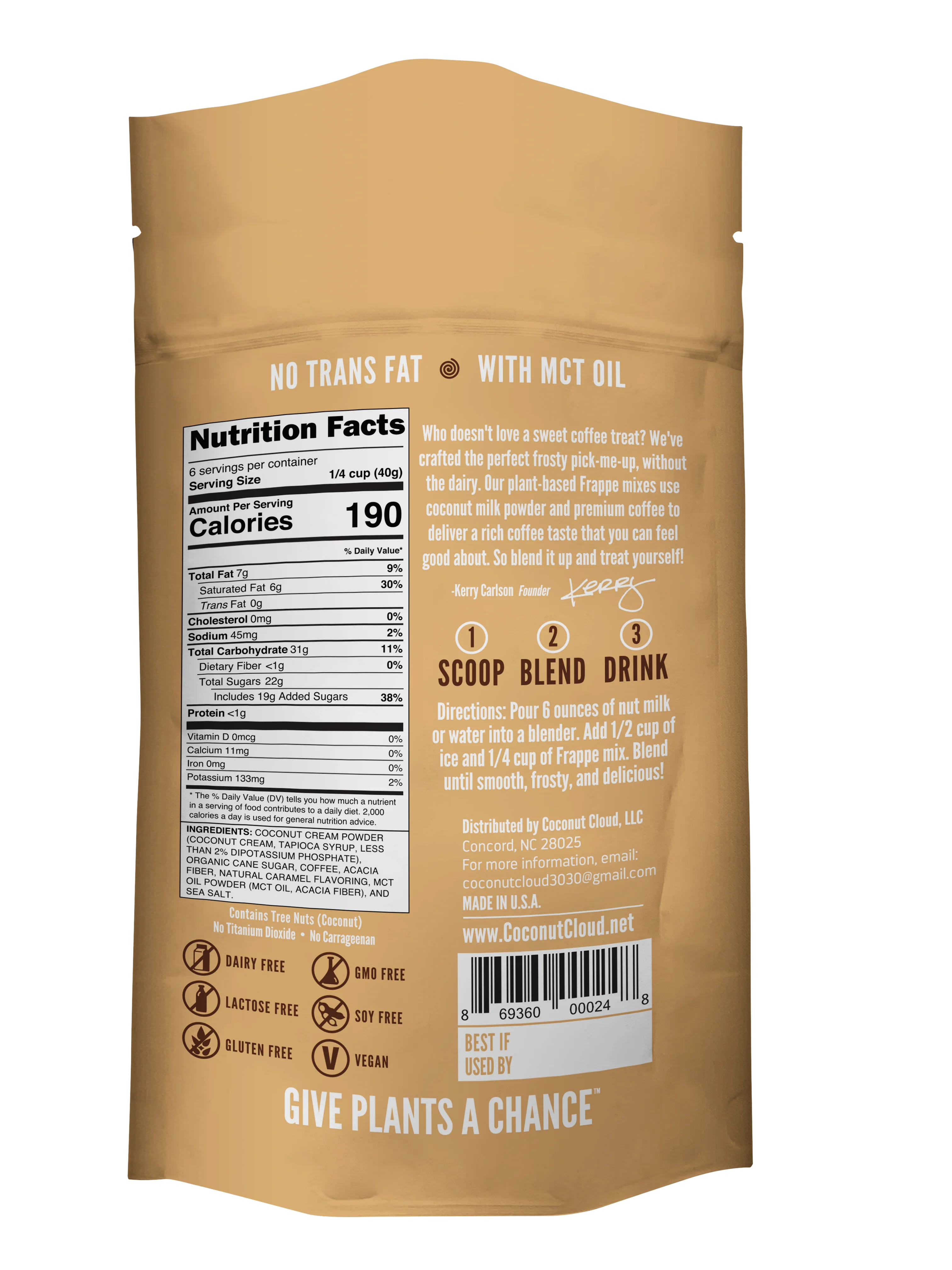 Salted Caramel Frappe - Dairy Free - Image 2