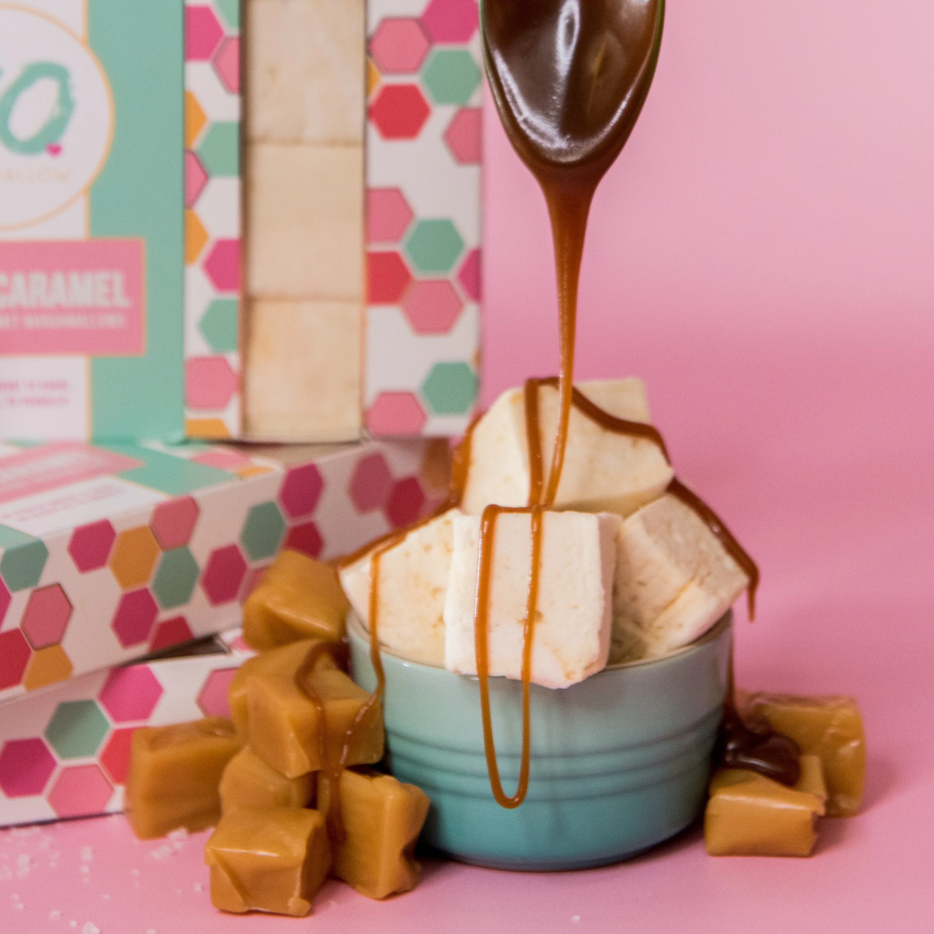 Salted Caramel Marshmallows (set of 12) - Image 4