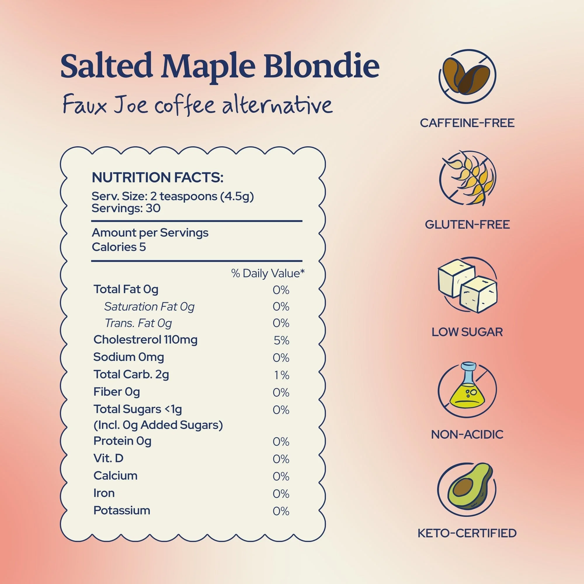"Salted Maple Blondie" Faux Joe Coffee Alternative (Loose Leaf) - Image 4