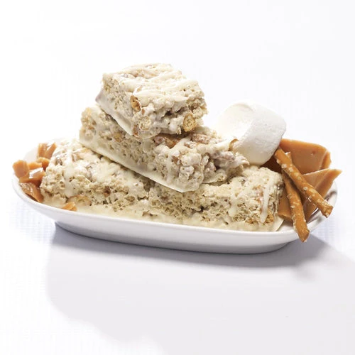 Salted Toffee Protein Rice Crispy Treats - 15g Protein, Low Carb 4g Net, High Fiber, Soft & Chewy - Image 3
