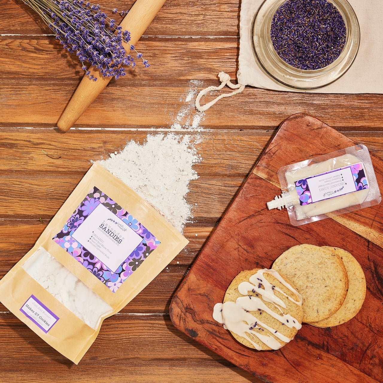 Sandies - A Lavender Shortbread Cookie Kit - Image 2