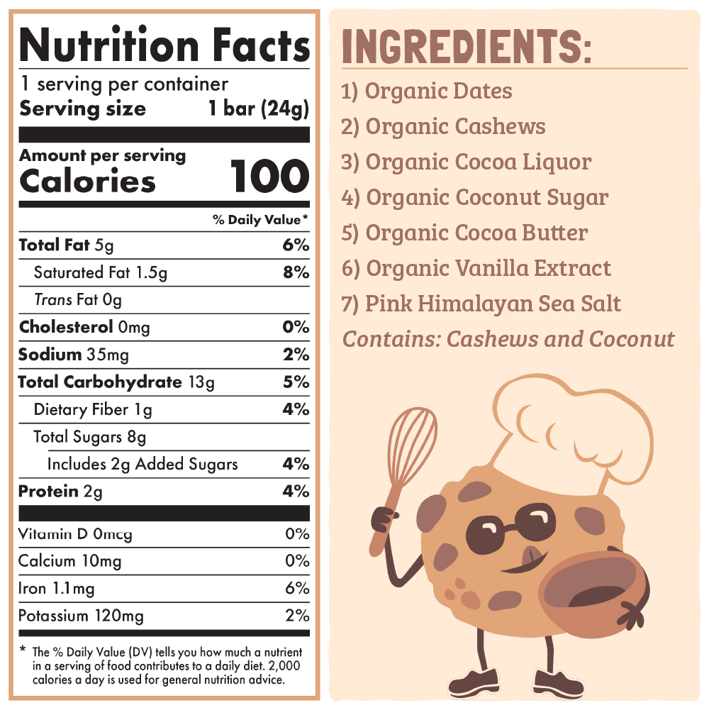 Skout Organic Cookie Dough Kids Bar - Image 2
