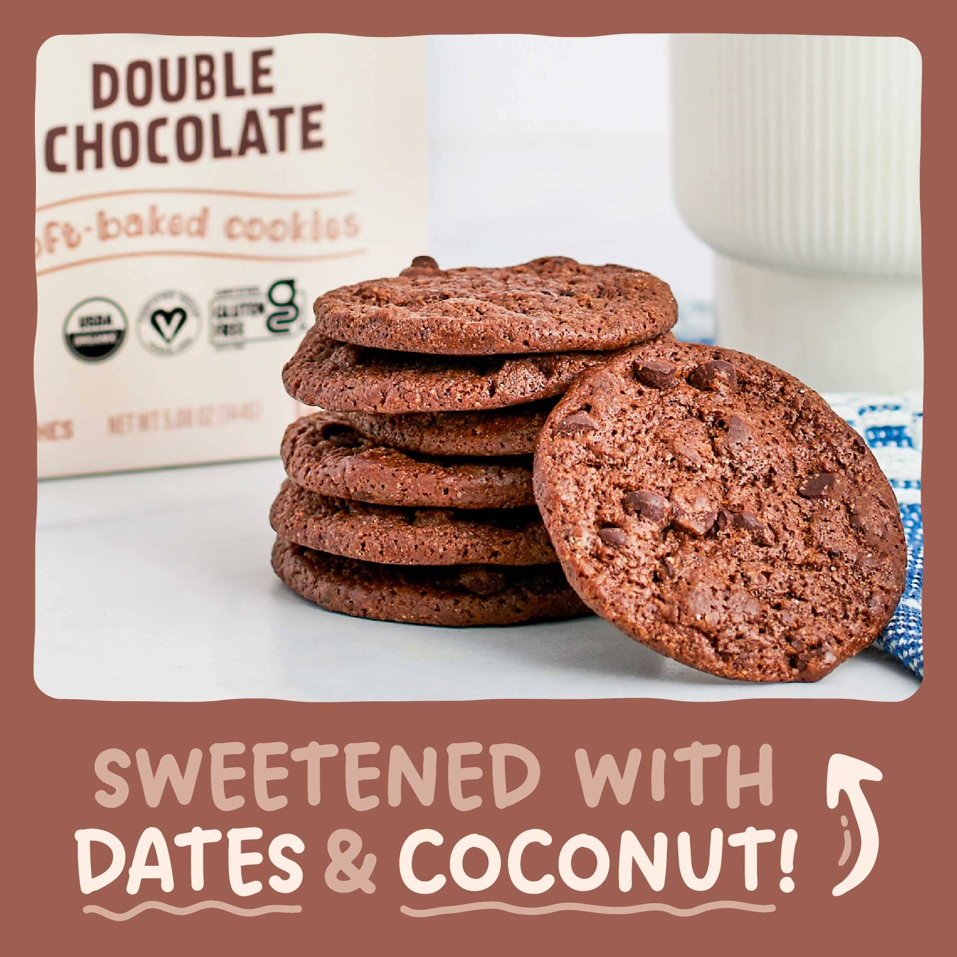 Skout Organic Double Chocolate Soft Baked Cookies - Image 4