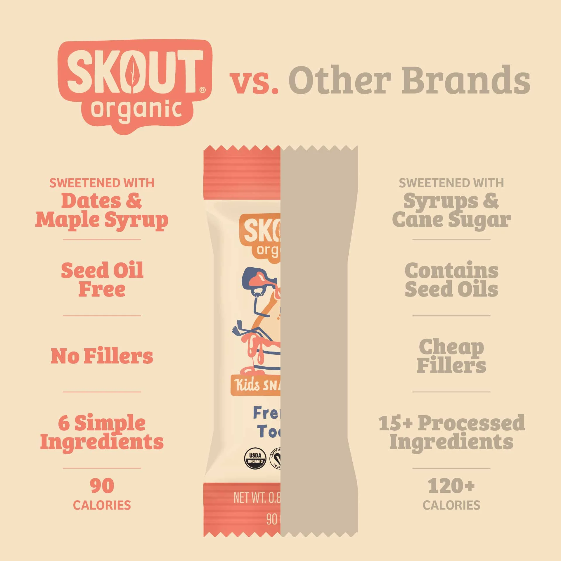 Skout Organic French Toast Kids Bar - Image 3