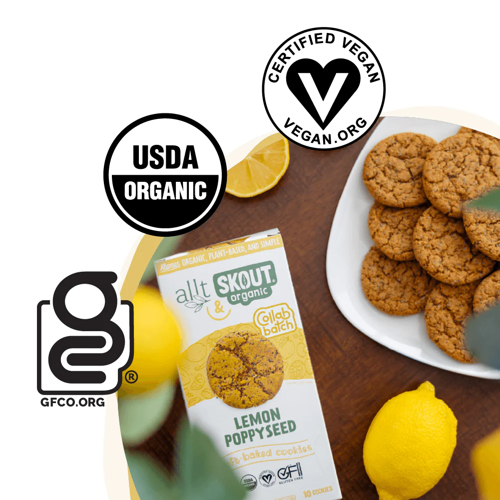 Skout Organic Lemon Poppyseed Soft Baked Cookies - Image 3