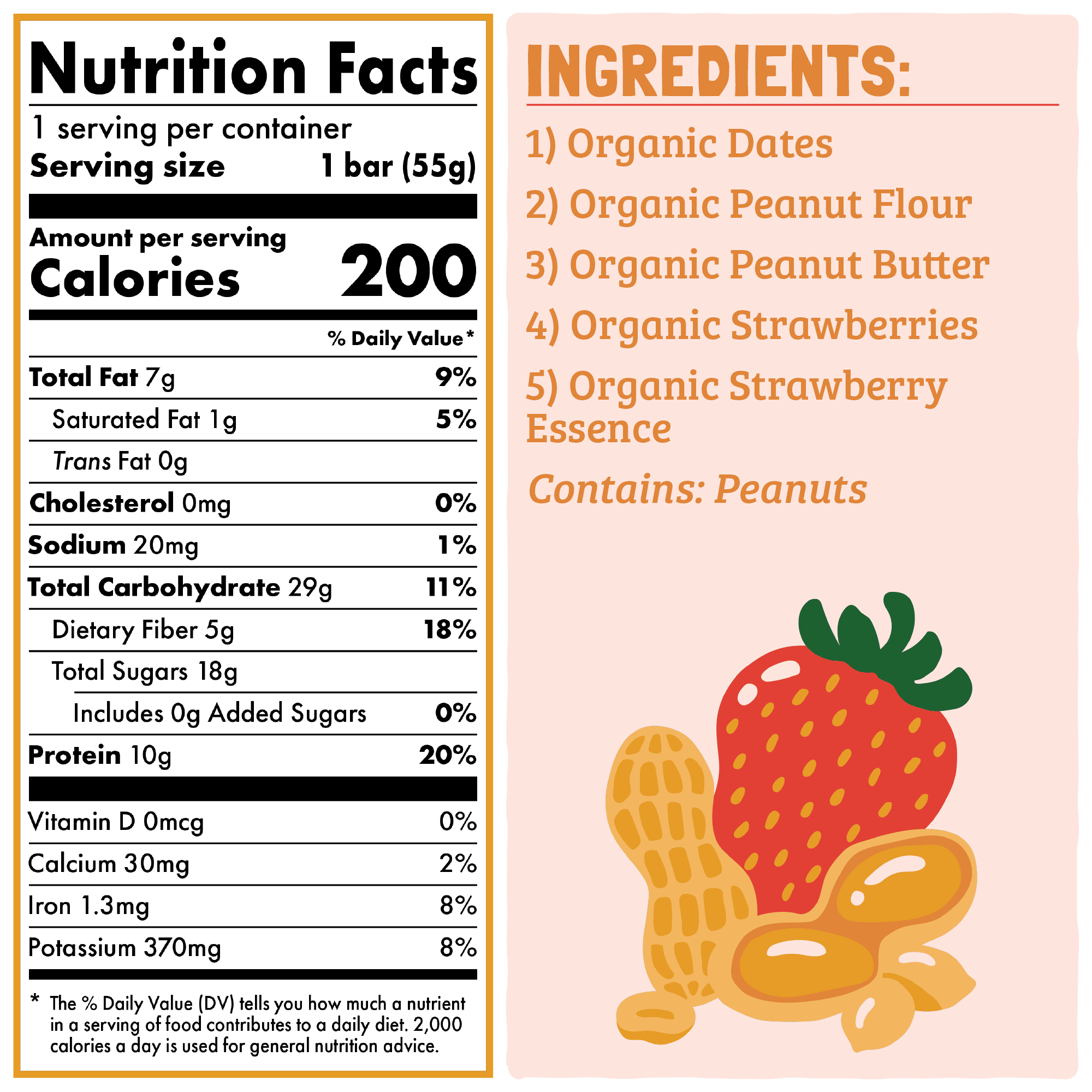 Skout Organic Peanut Butter & Jelly Protein Bar - Image 2