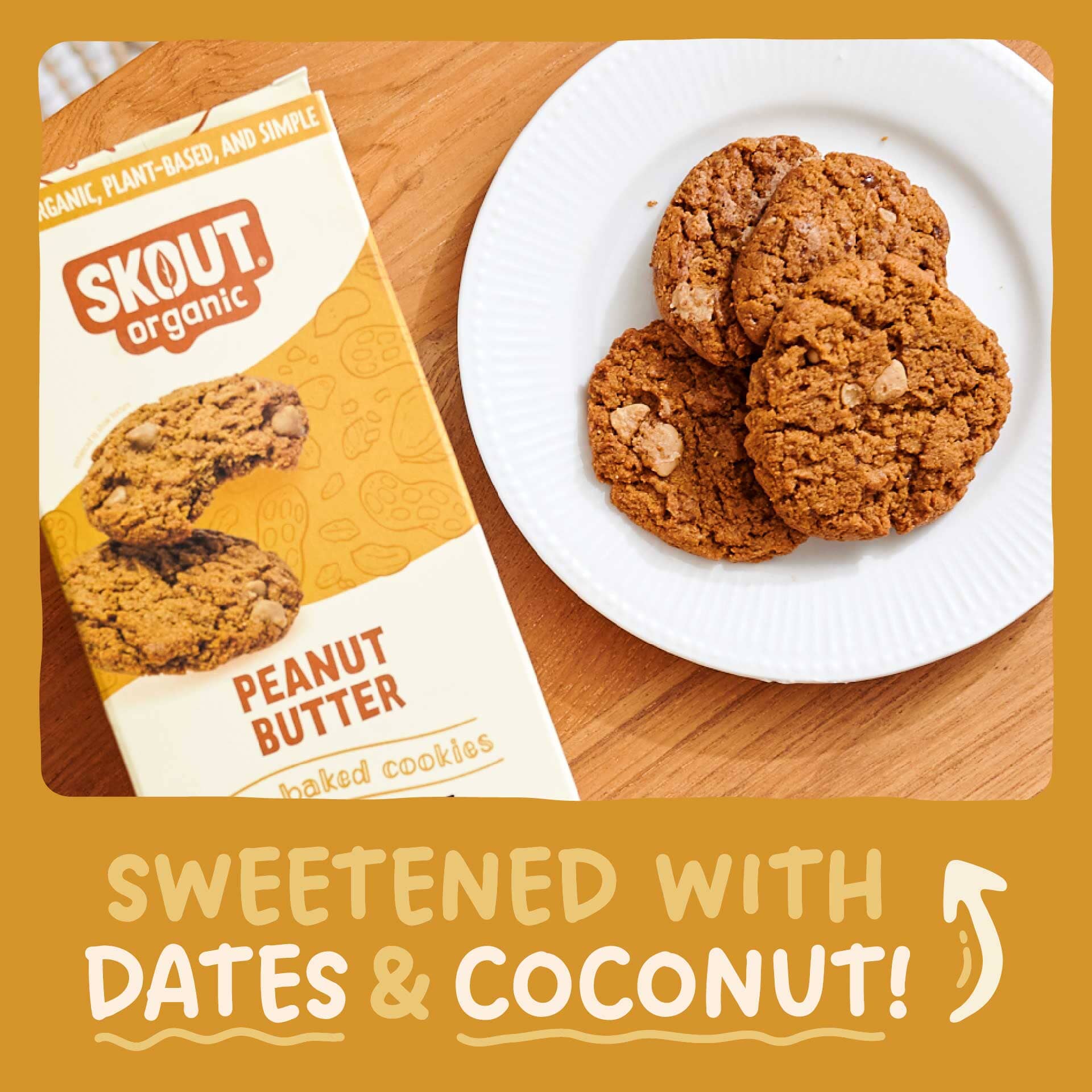 Skout Organic Peanut Butter Soft Baked Cookies - Image 4