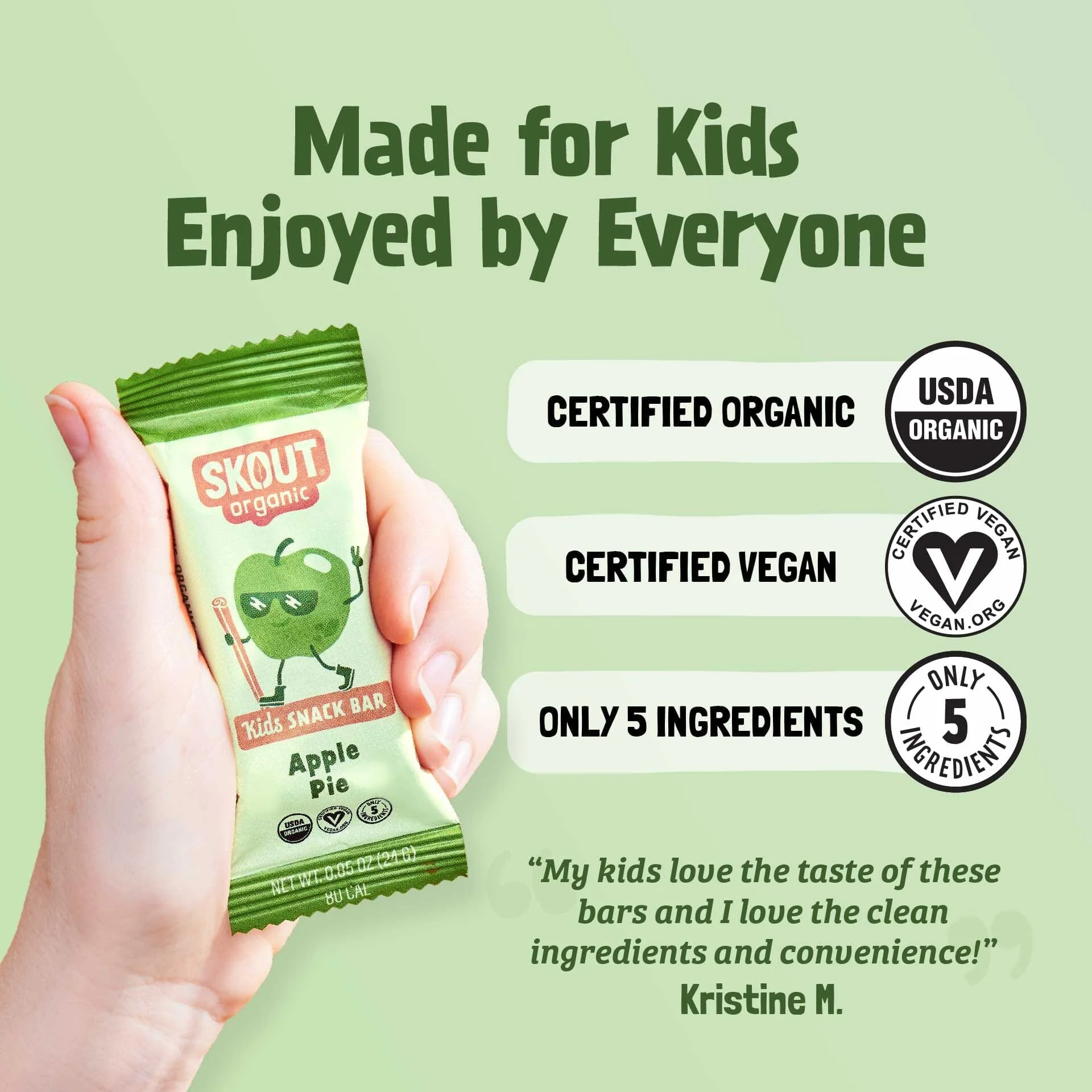 Skout Organic Small Batch Kids Fruit Bar Variety Pack - Image 4
