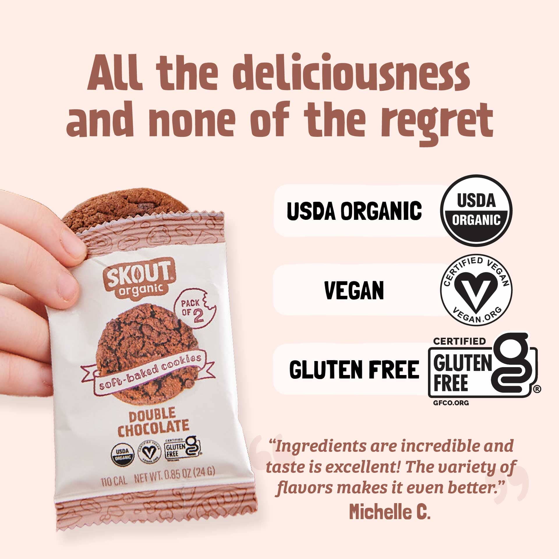Skout Organic Soft Baked Cookie Sample Pack - Image 4