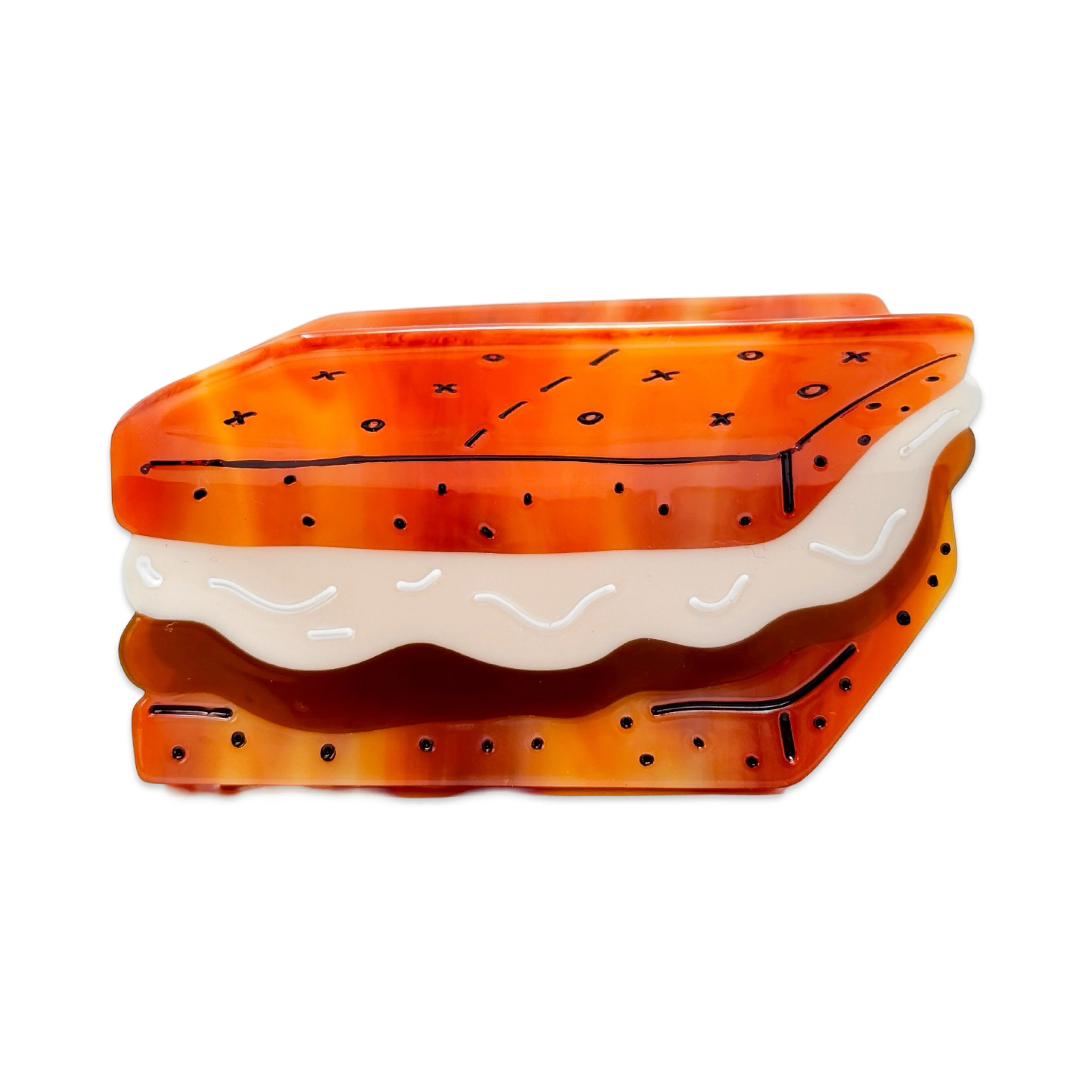 S'mores Hair Claw Clip - Image 3