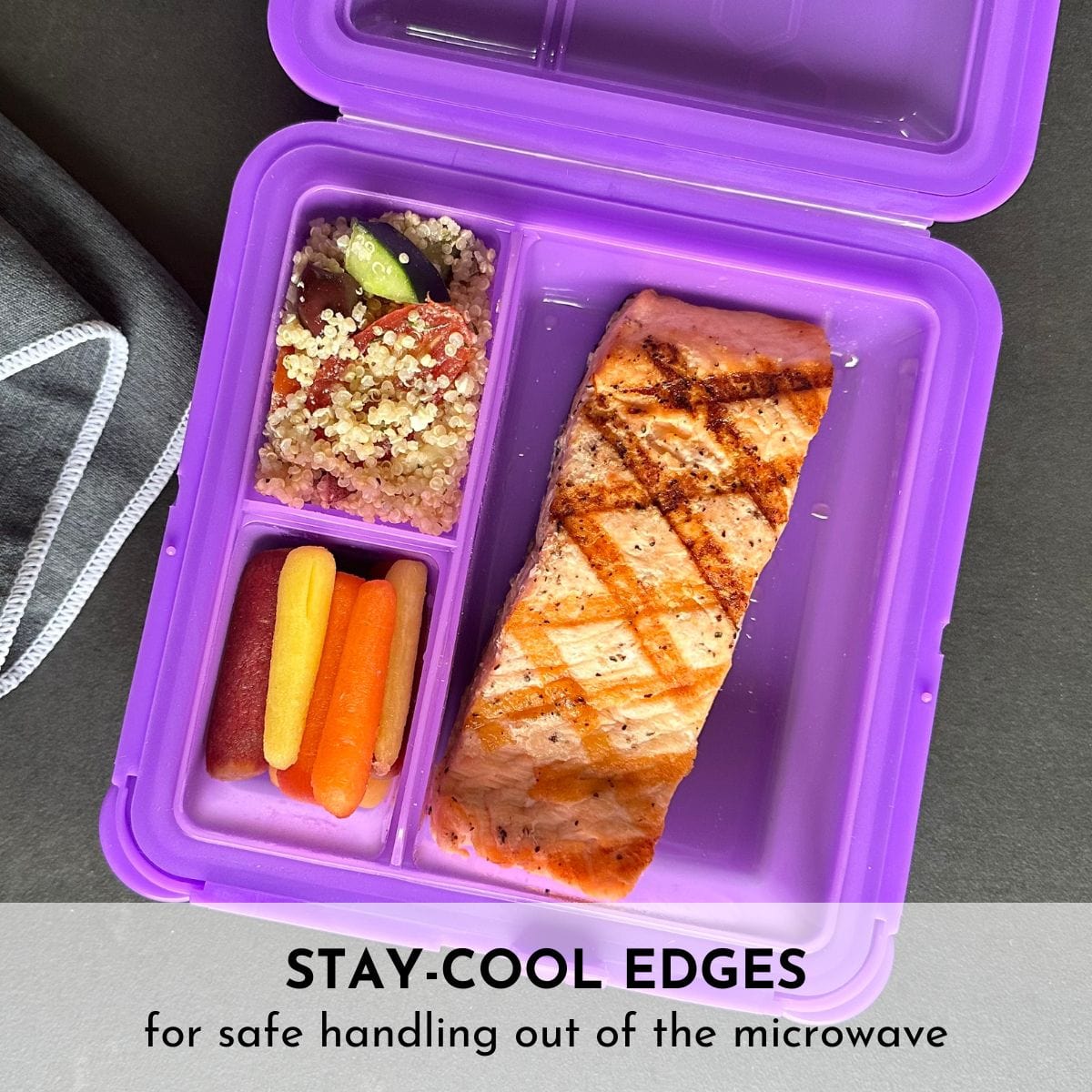 SoftShell Luncher Snap-Close Silicone Food Storage Container - Image 6