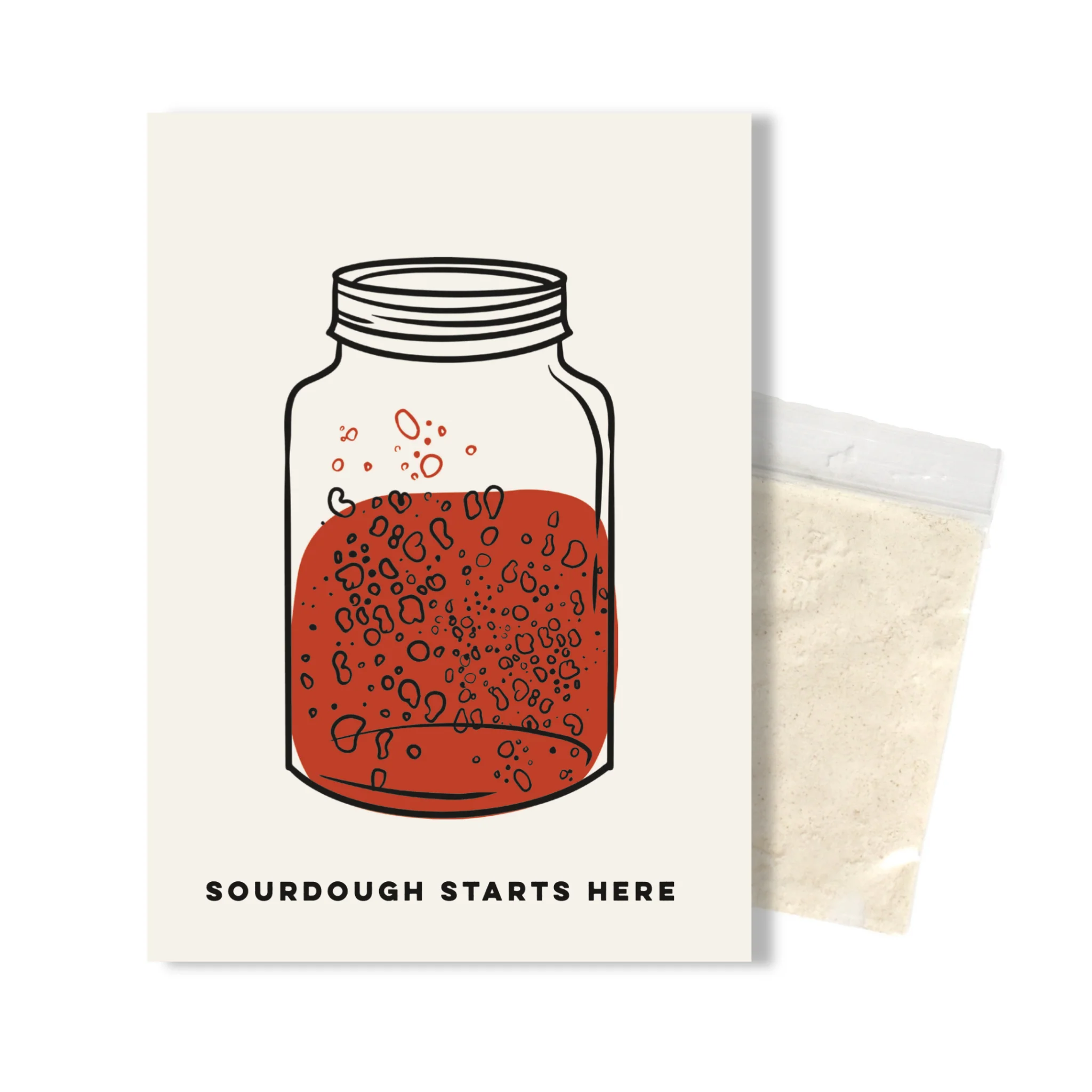 Sourdough Starter Kit with Jar and Heritage Sourdough Starter - Image 3