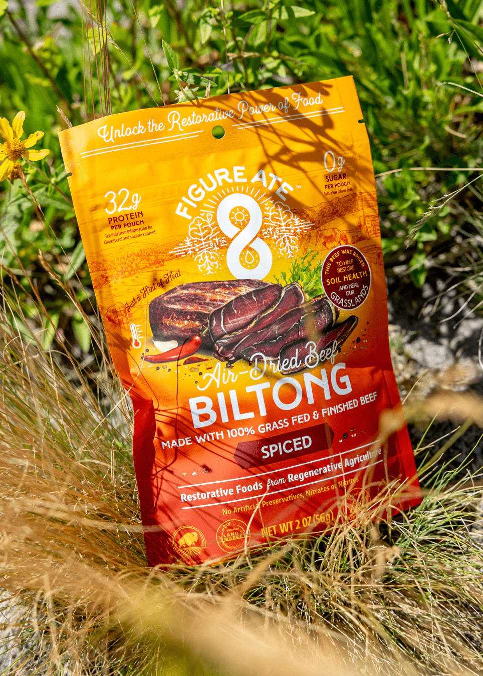 Spiced Grass Fed & Finished Beef Biltong - Image 3