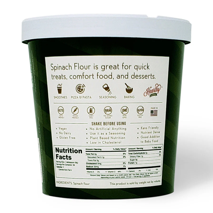 Spinach Flour Super Concentrated 8 oz. contains - Image 2