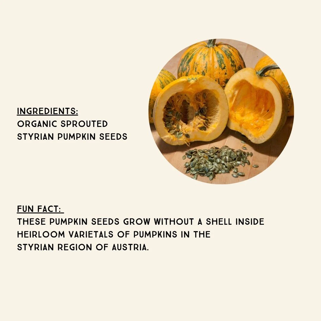 Styrian Pumpkin Seeds, Sprouted Organic - Image 4