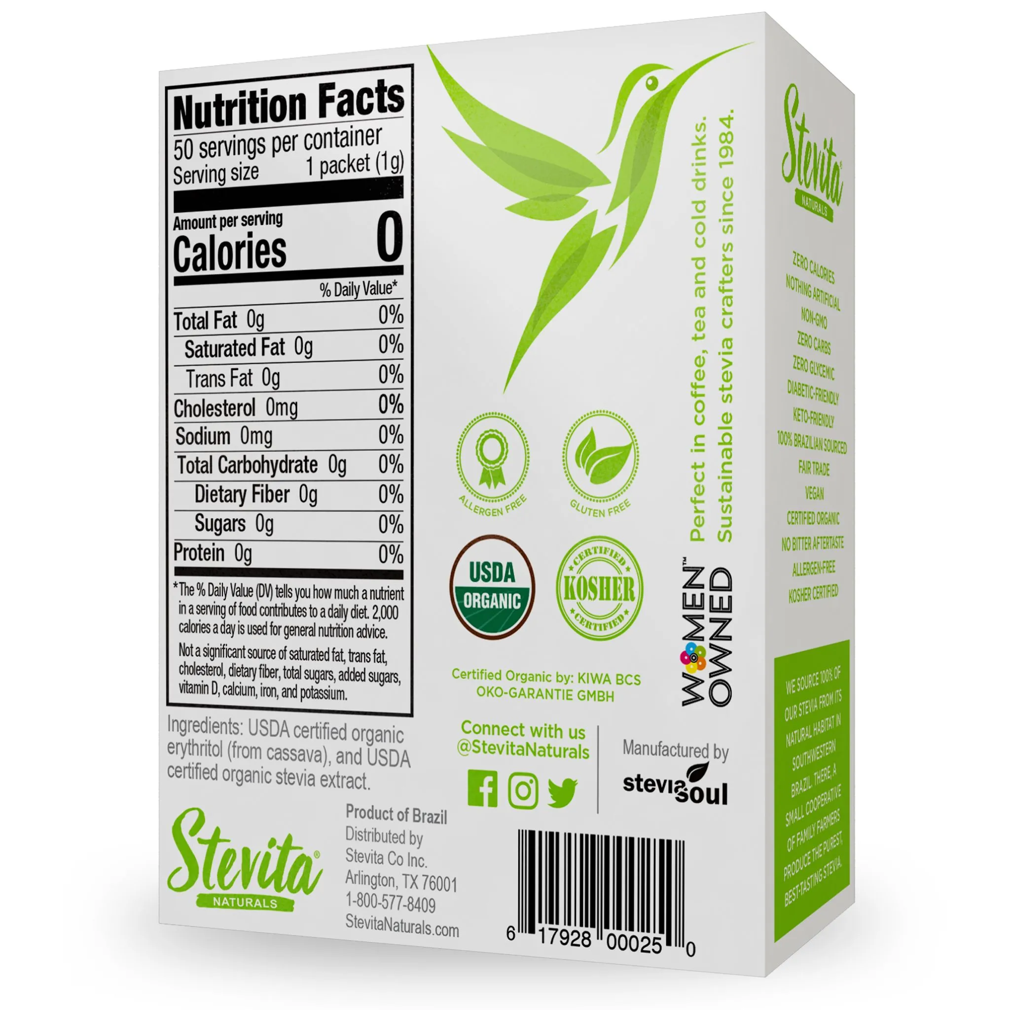 Stevita Organic Spoonable - 50 Packets - Image 3
