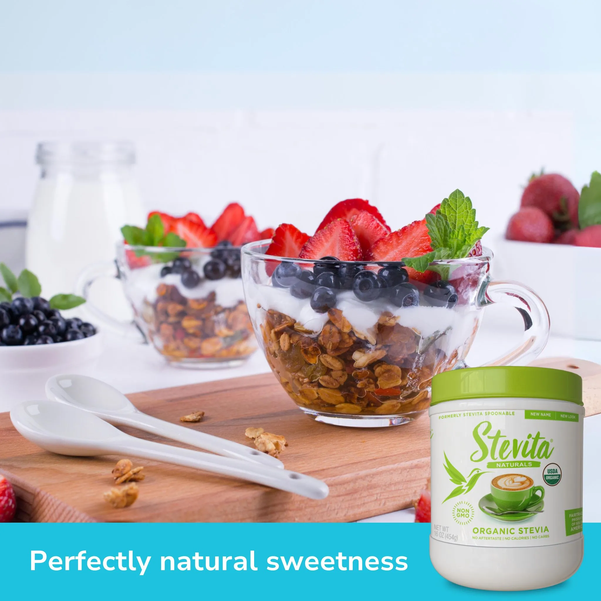 Stevita Organic Spoonable Stevia - Large Jar - Image 5