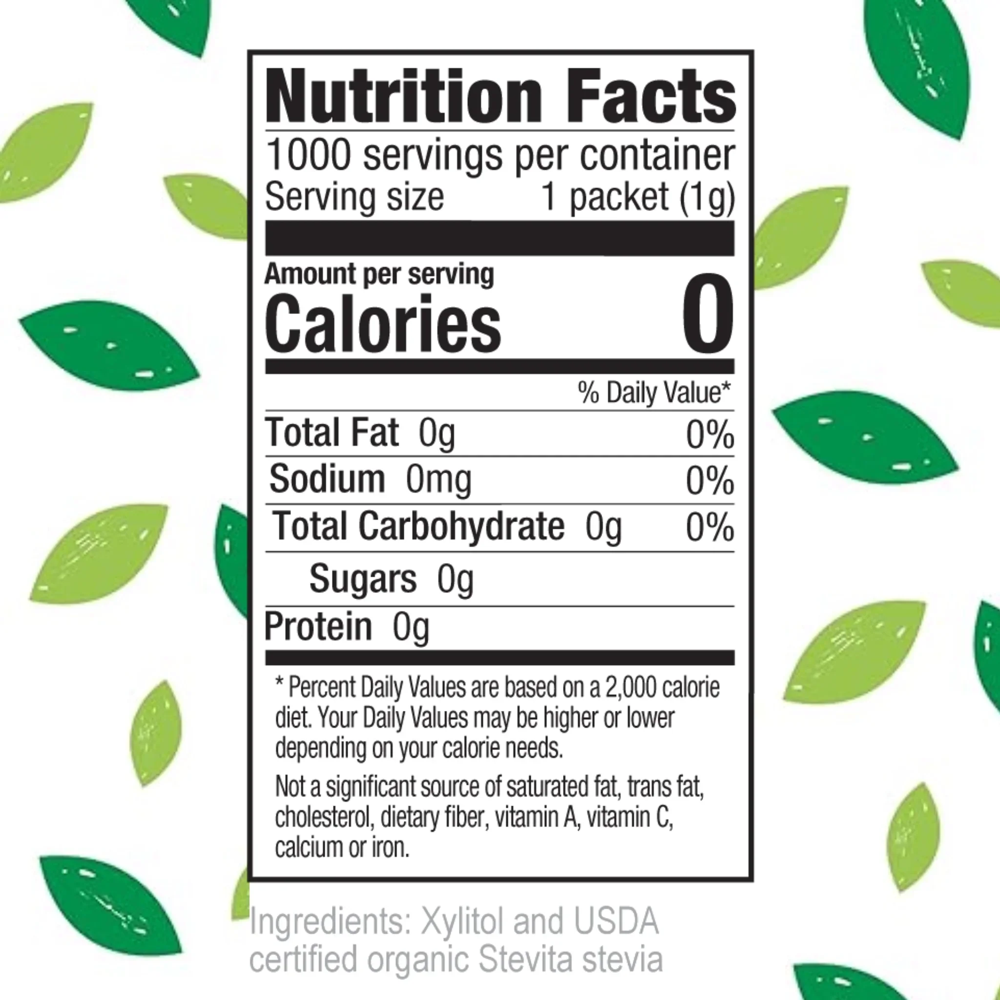 Stevita Supreme With Xylitol - 1000 Packets - Image 4
