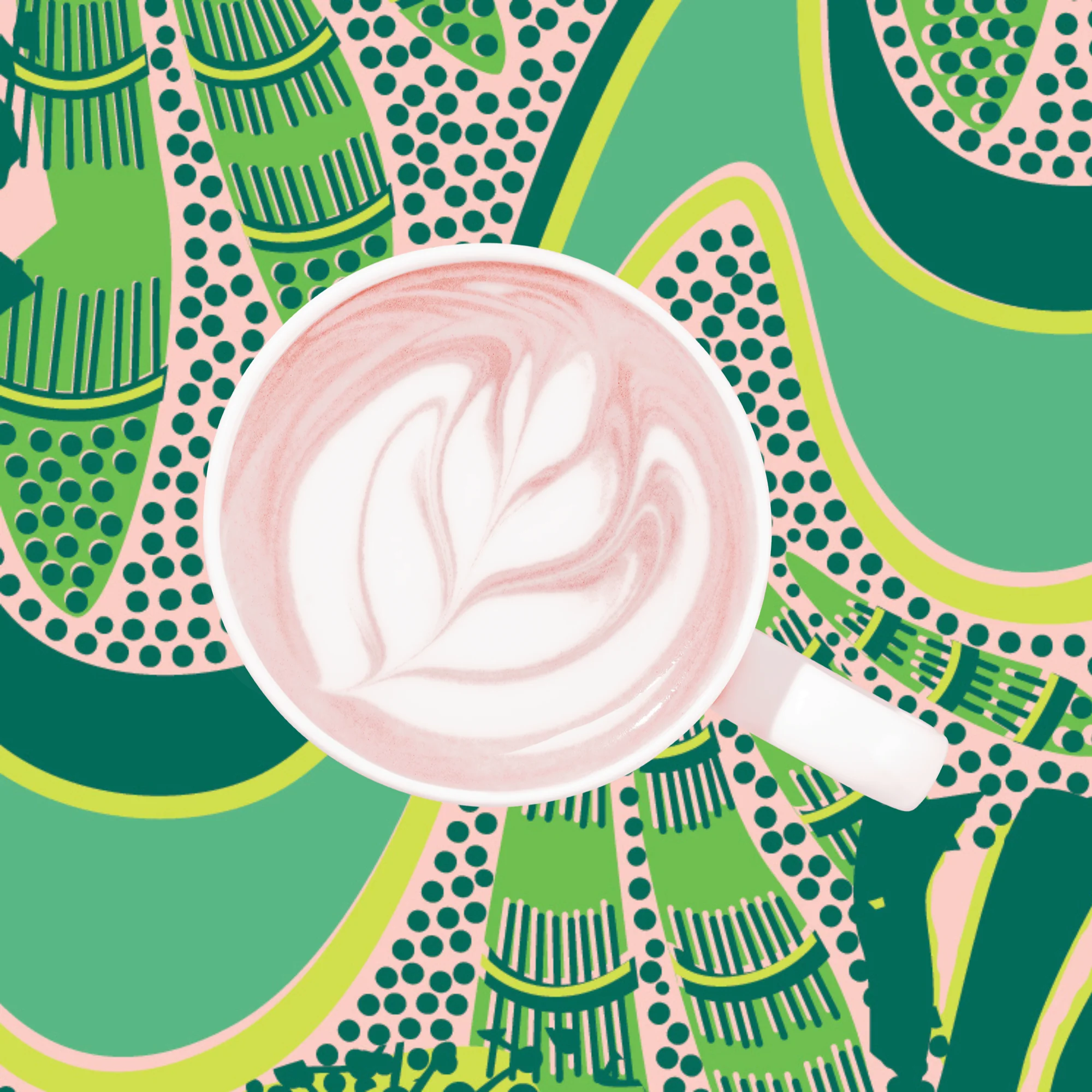 Strawberries & Creme Superfood Latte - Image 3