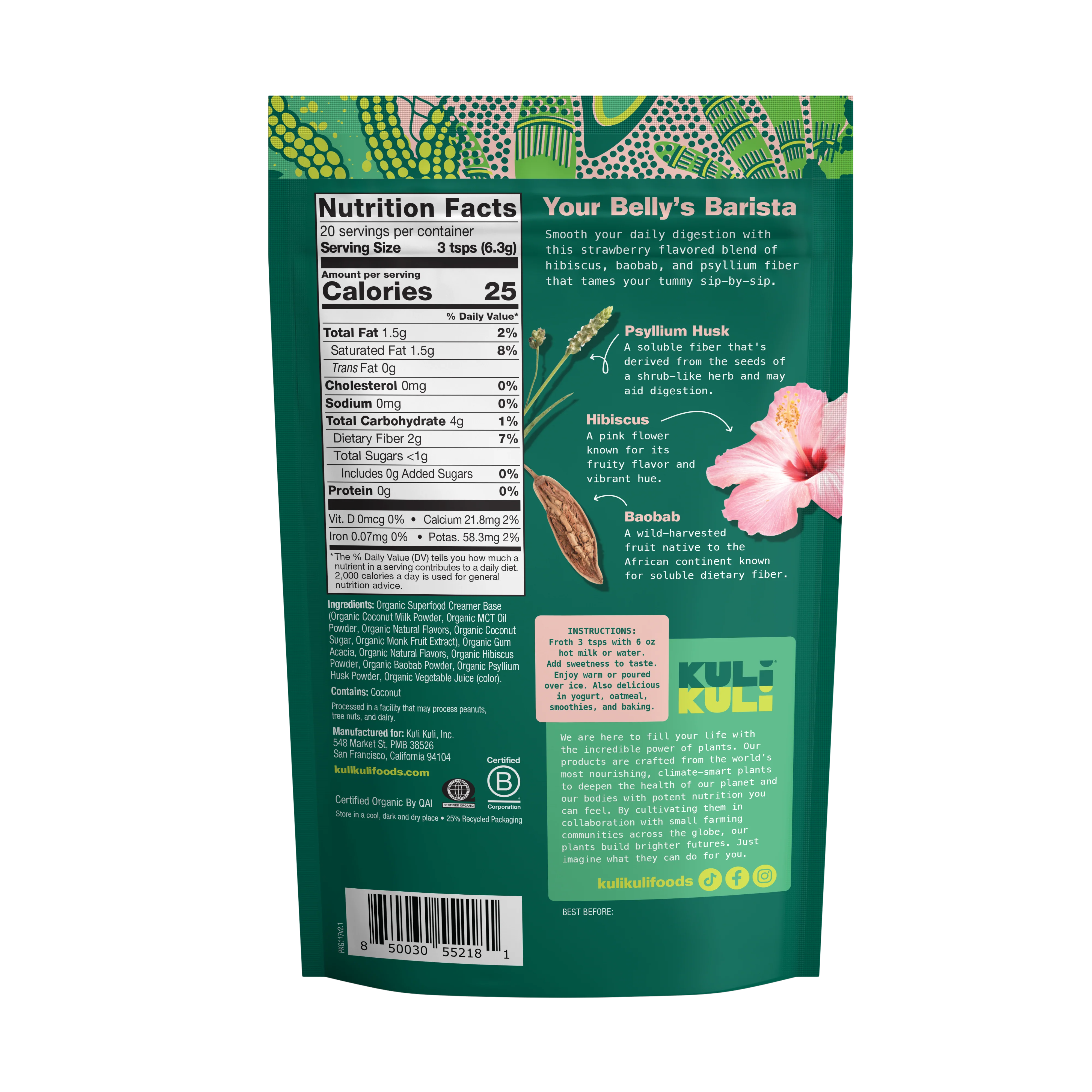 Strawberries & Creme Superfood Latte - Image 7
