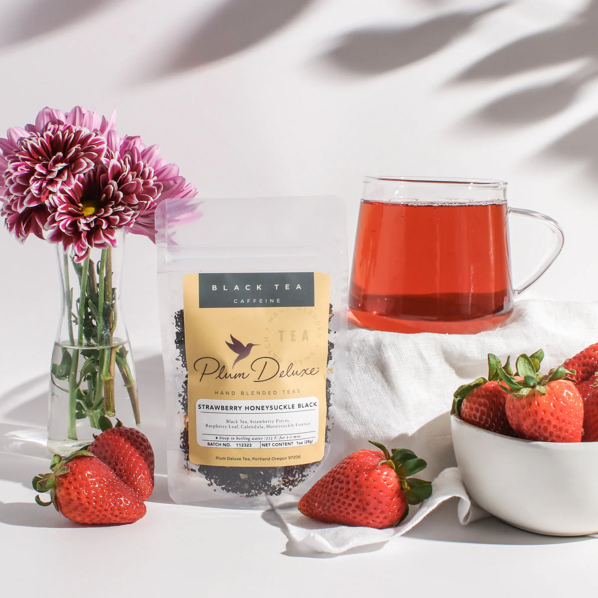 Strawberry Honeysuckle Black Tea - Image 2