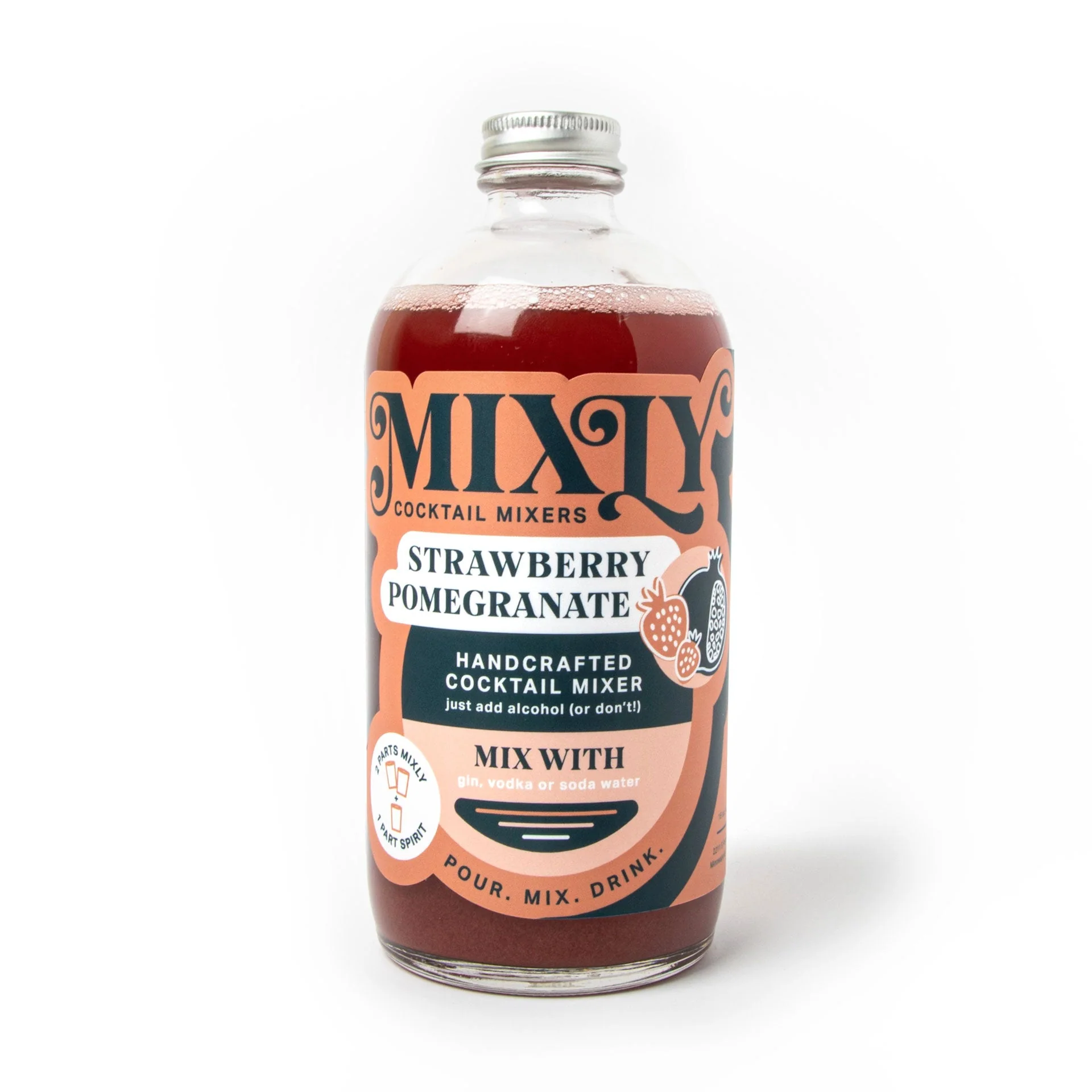 Strawberry Pomegranate - Cosmopolitan Cocktail & Mocktail Mixer - Image 6
