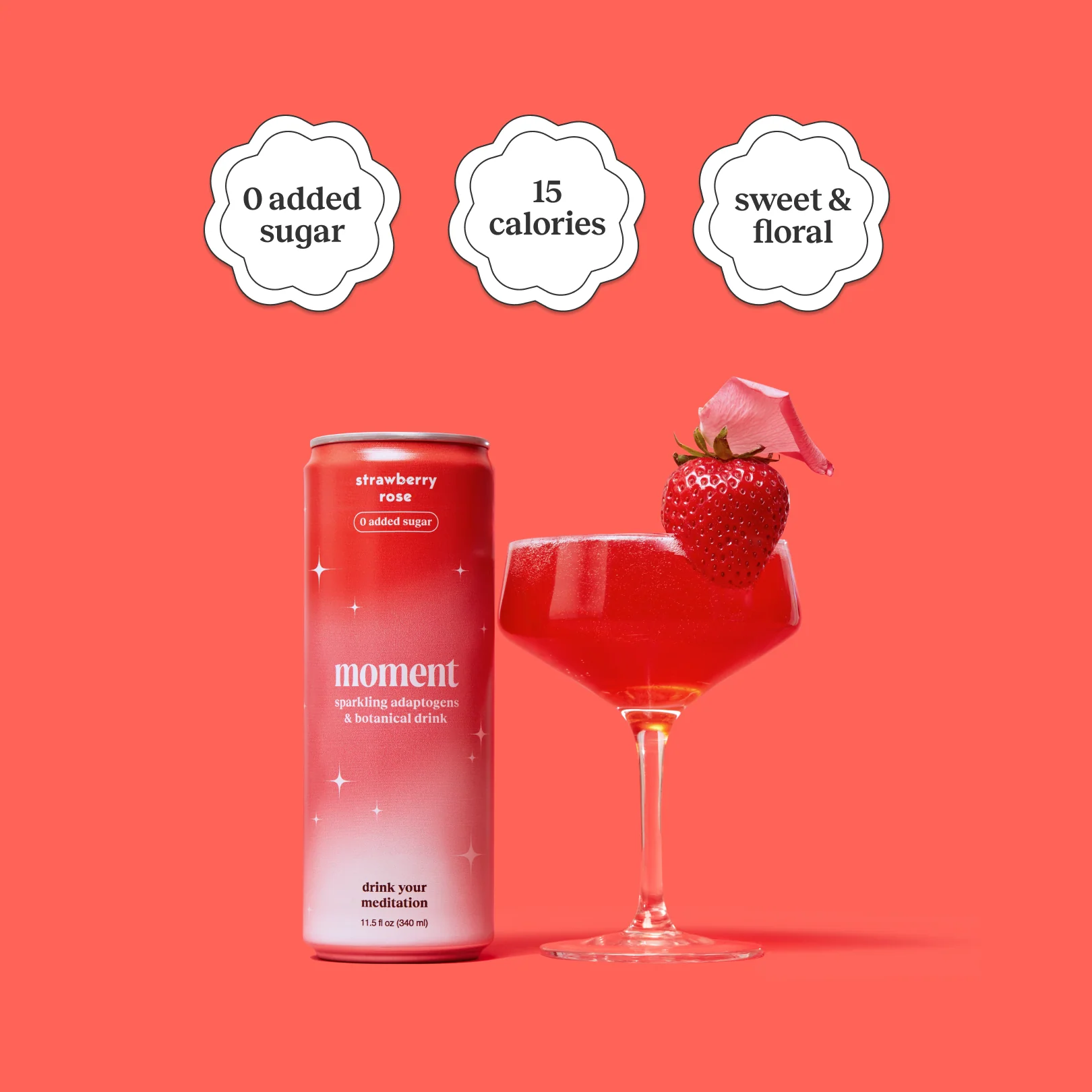 strawberry rose (botanical soda | 12 pack) - Image 2