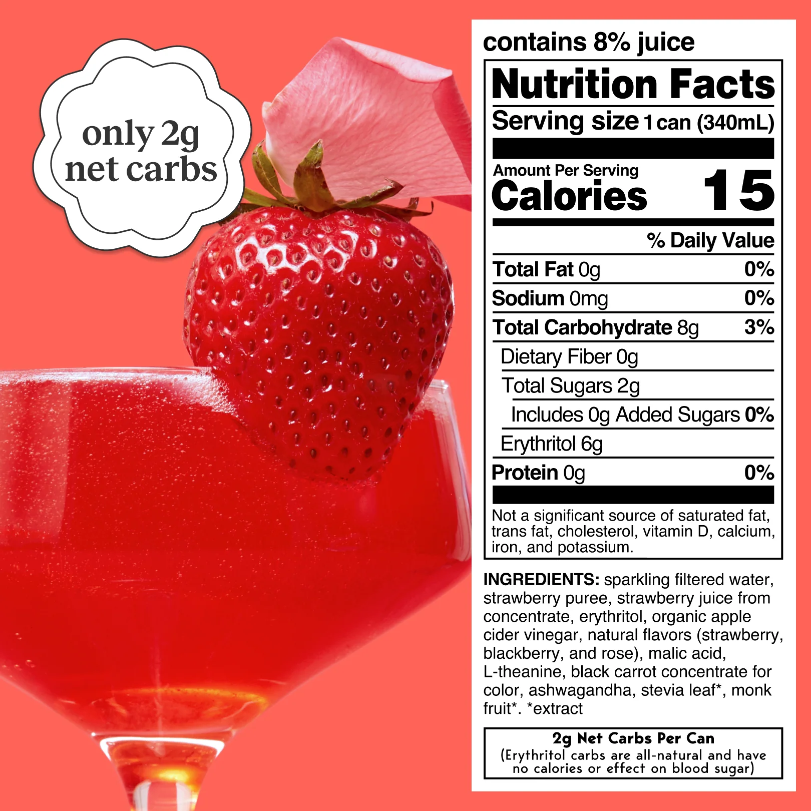 strawberry rose (botanical soda | 12 pack) - Image 5