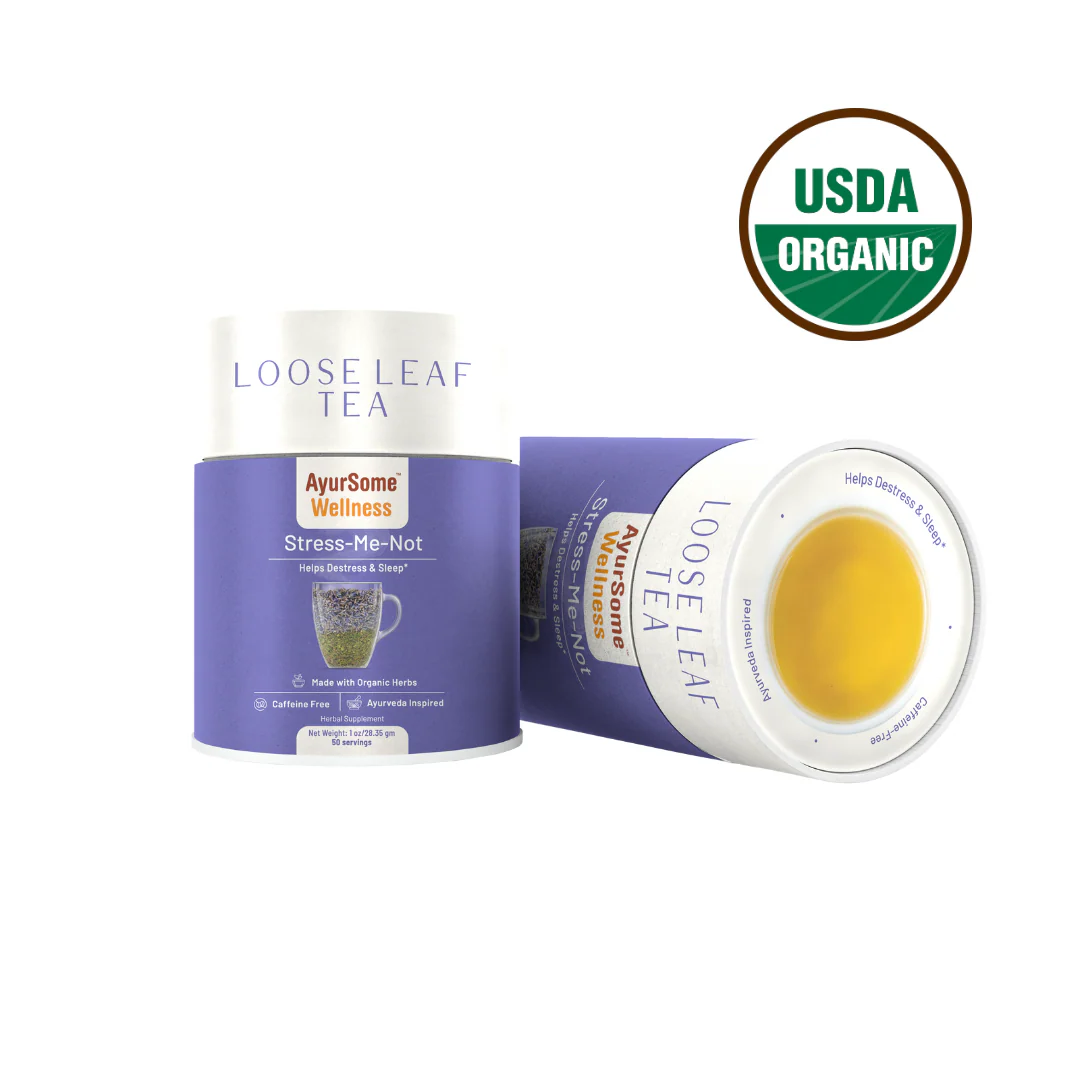 Stress-Me-Not Tea | Organic Lemon Balm, Lavender Tea Blend - Image 3