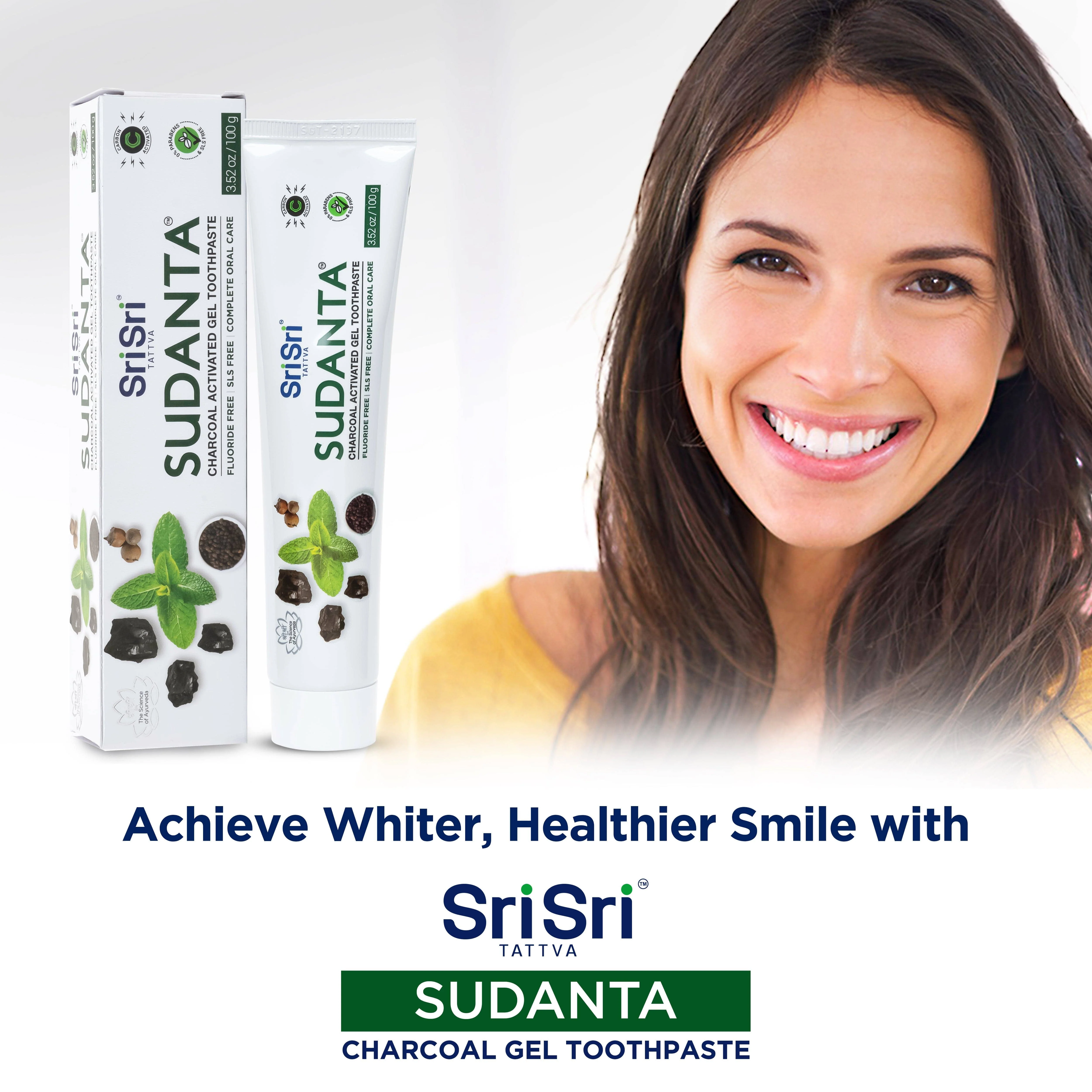 Sudanta Charcoal Toothpaste - Ayurvedic Oral Care - Image 10