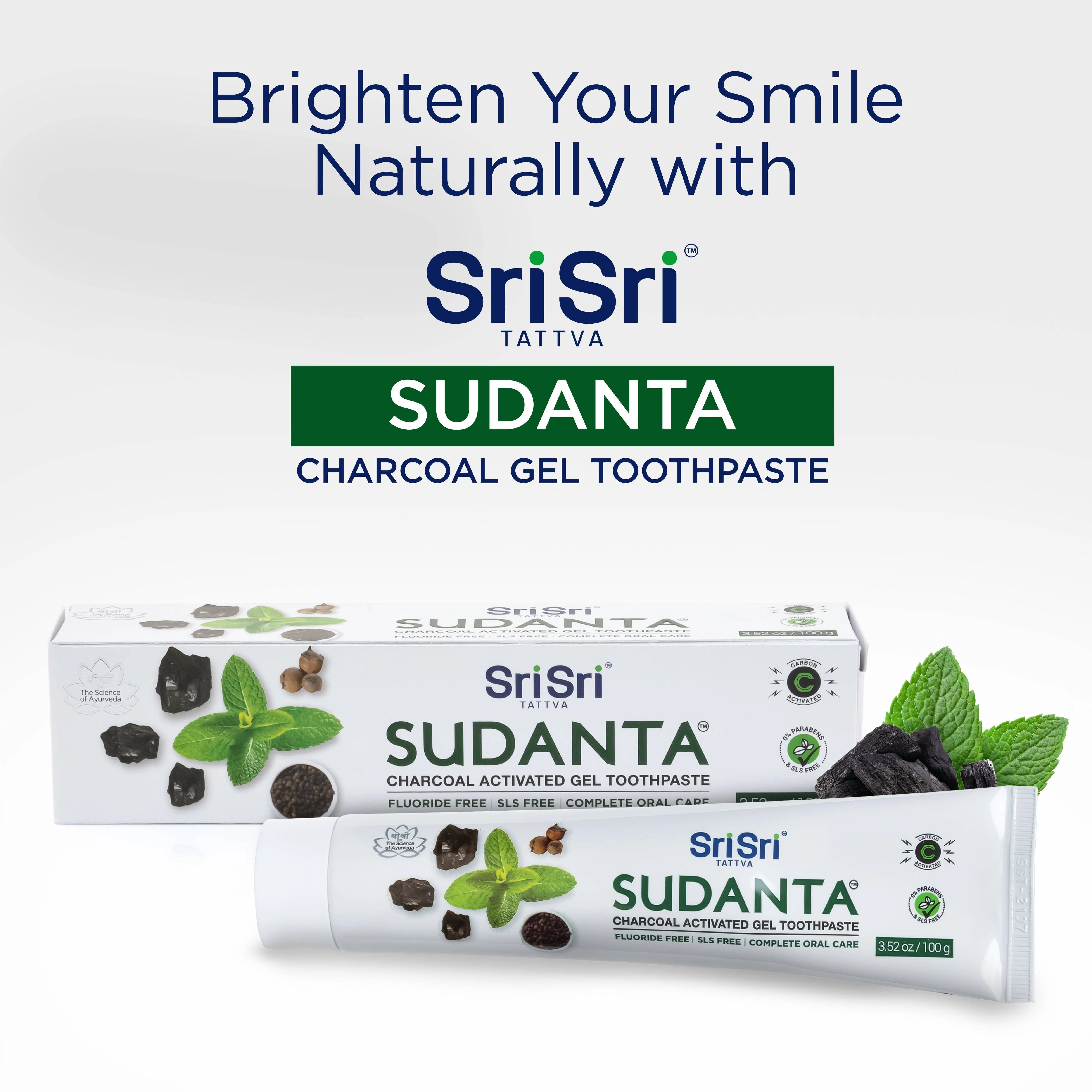 Sudanta Charcoal Toothpaste - Ayurvedic Oral Care - Image 11
