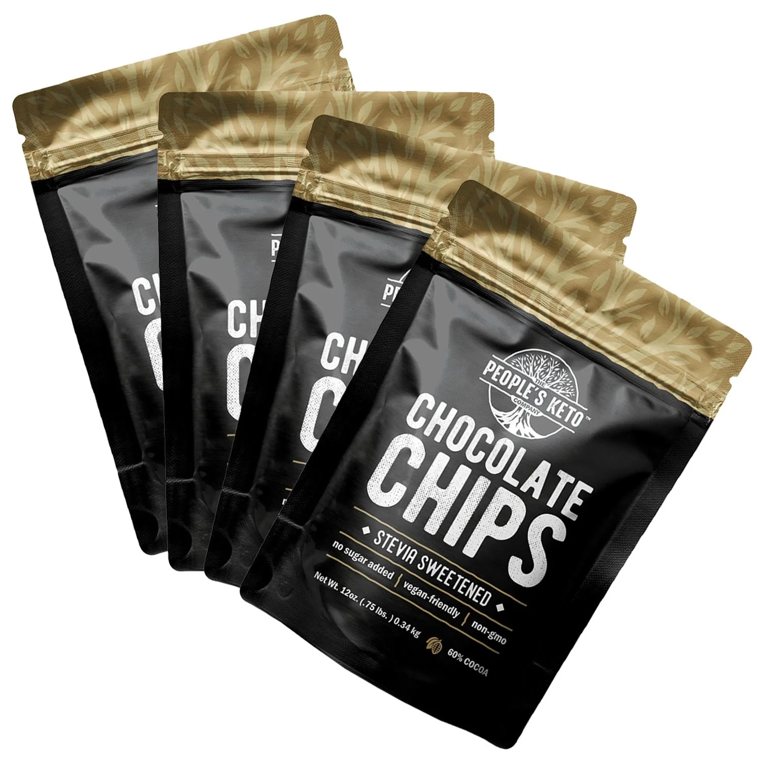 Sugar Free Chocolate Chips - Stevia Sweetened, Keto-Friendly, Vegan, Non-GMO, 12 oz. - Image 9