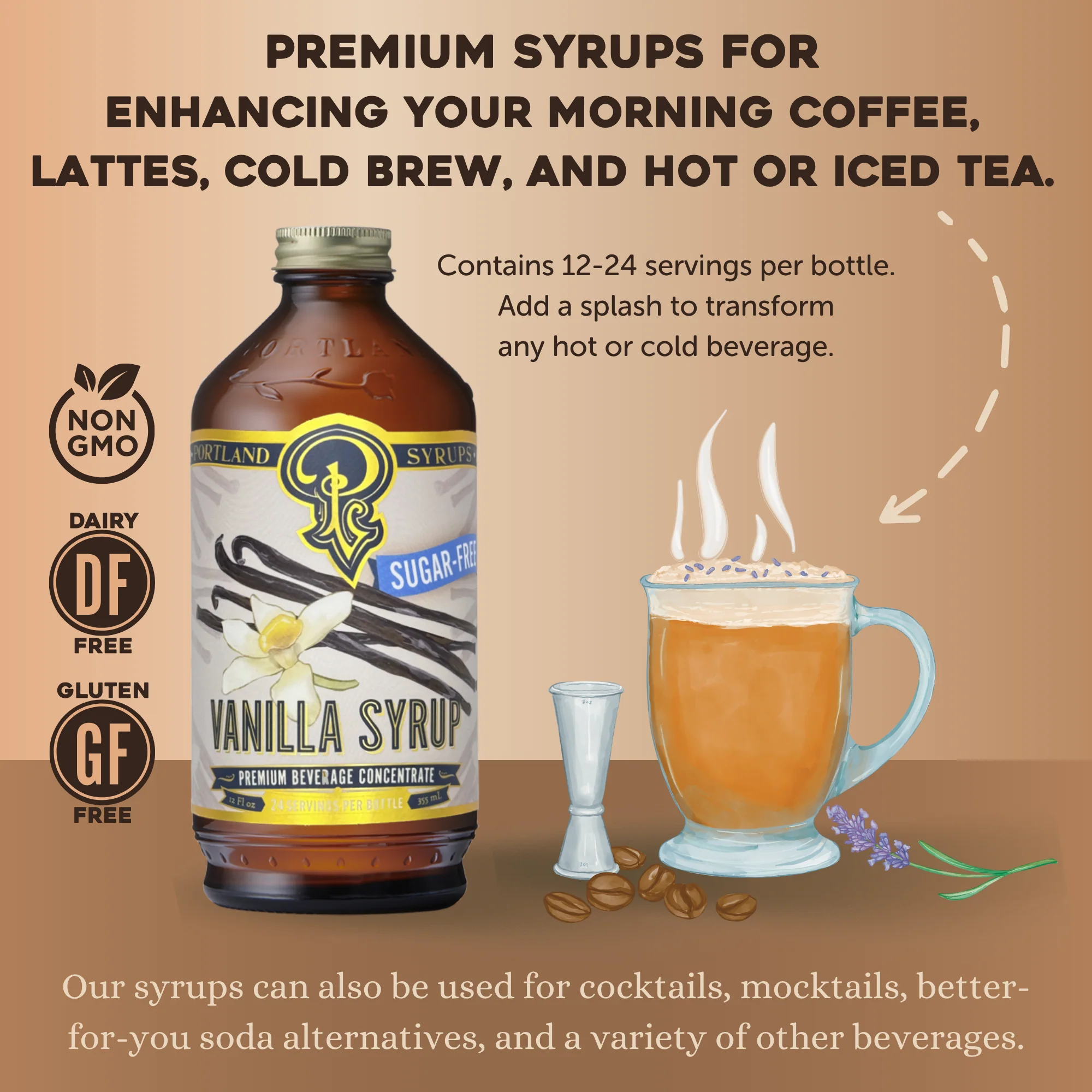 Sugar Free Vanilla Syrup - Image 6