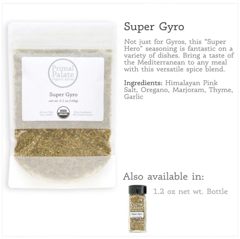 Super Gyro Seasoning Resealable Bag - Image 2