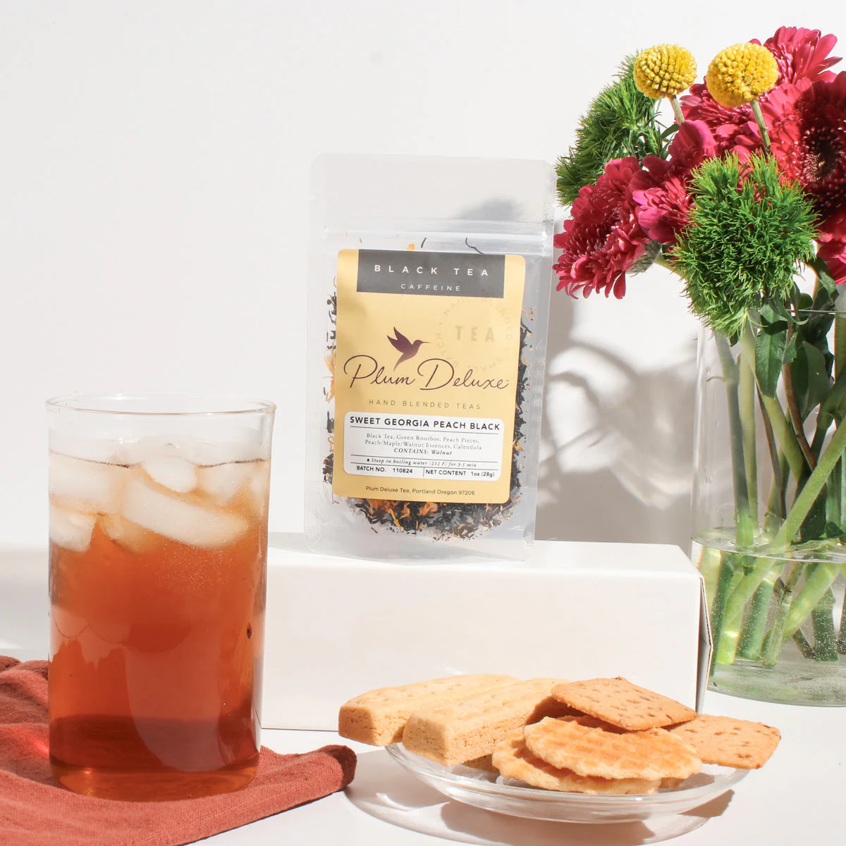 Sweet Georgia Peach Black Tea (Hint of Caramel - Walnut) - Image 2
