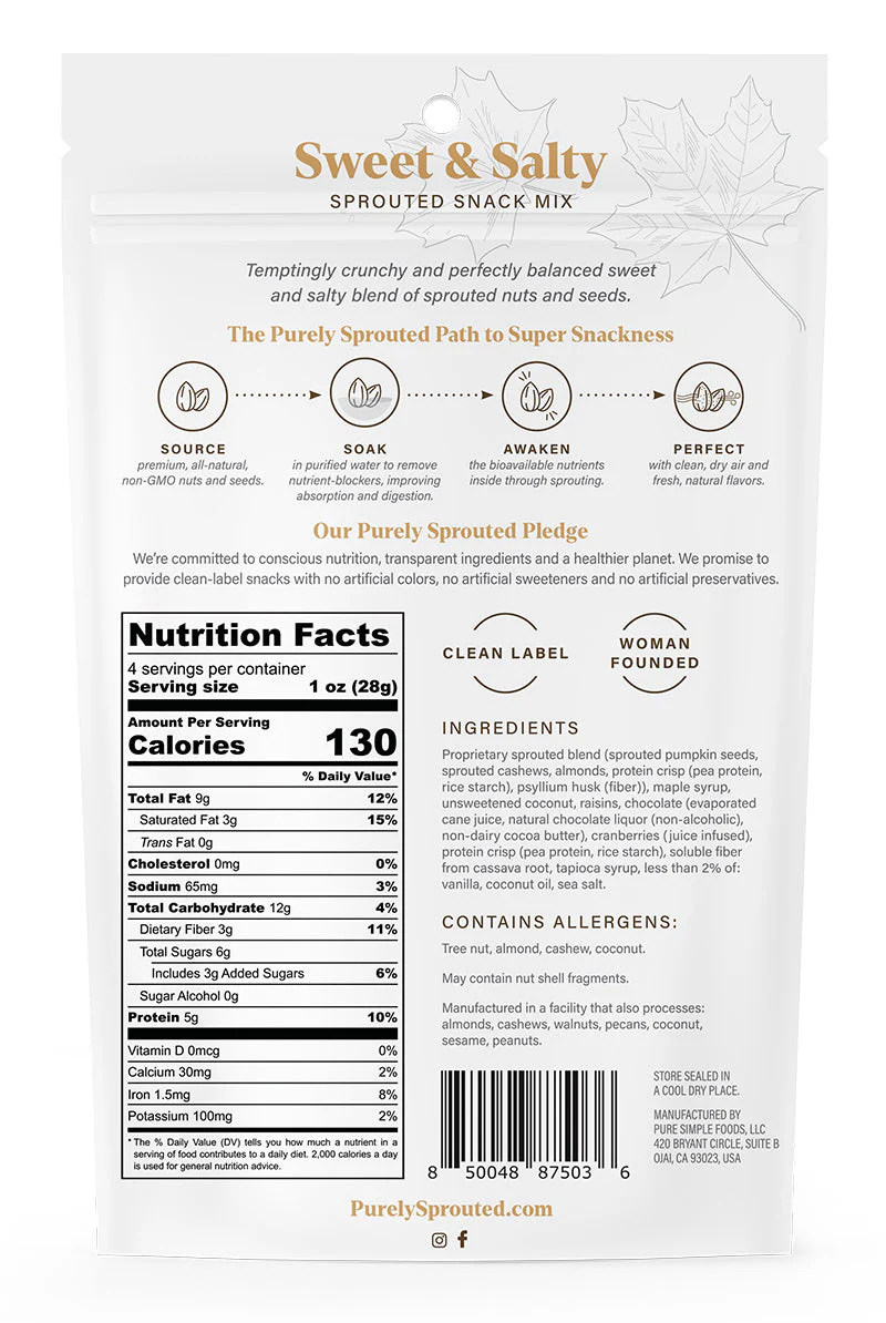 Sweet & Salty Sprouted Snack Mix - Image 2