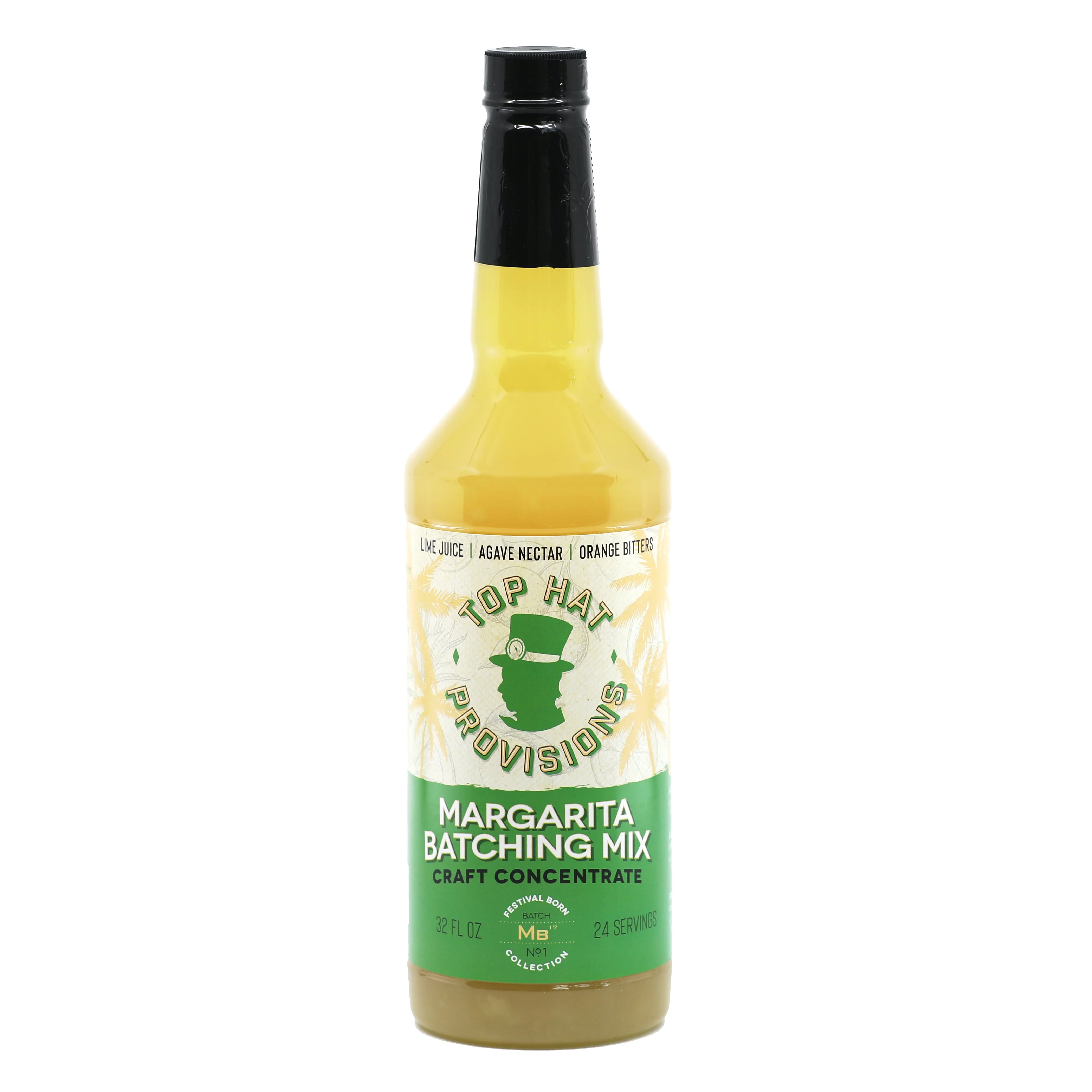 Top Hat Agave Margarita Batching Mix & Frozen Margarita Concentrate (made with agave nectar & organic lime juice) - 12x32oz Case - Image 6
