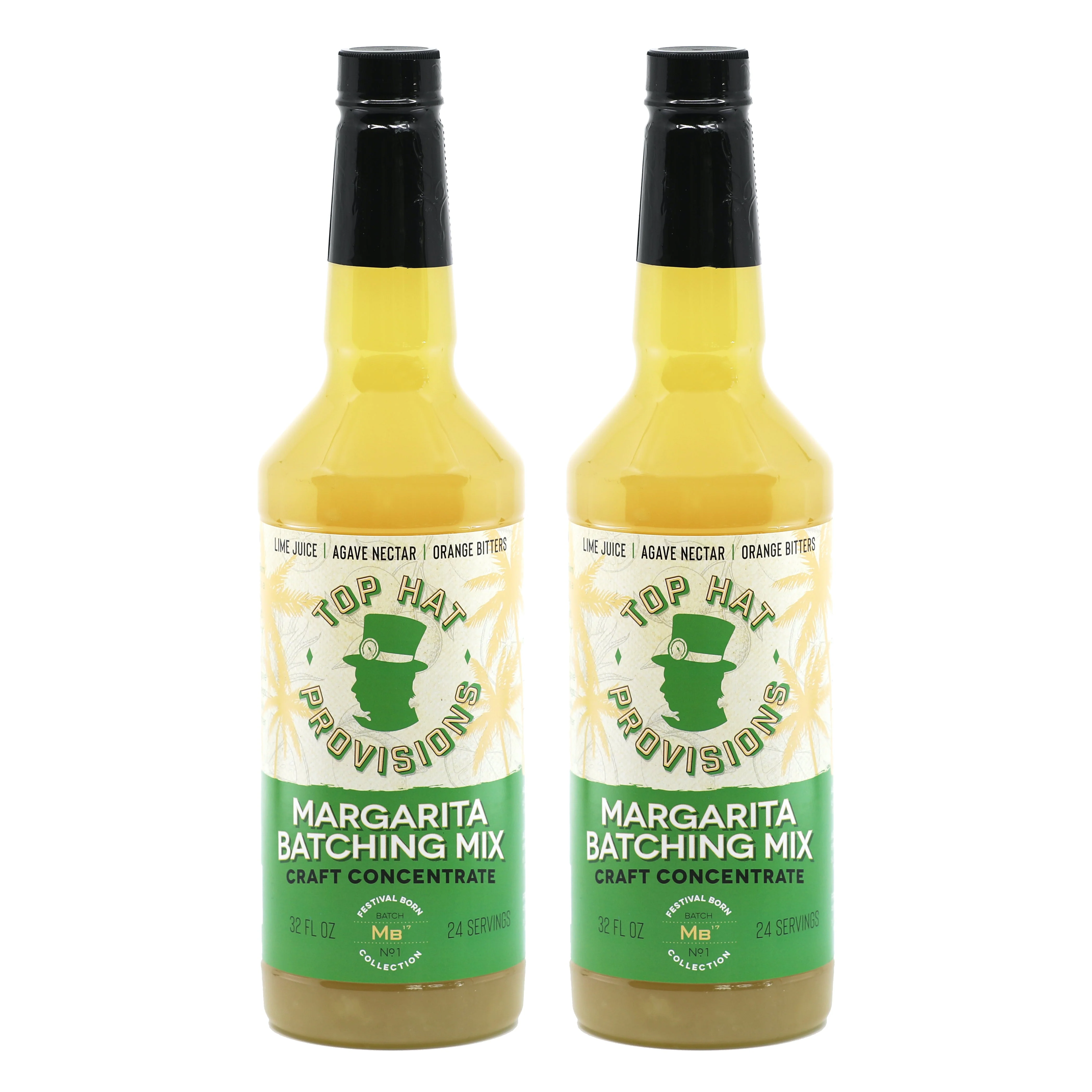 Top Hat Agave Margarita Batching Mix & Frozen Margarita Concentrate (made with agave nectar & organic lime juice) - 12x32oz Case - Image 7