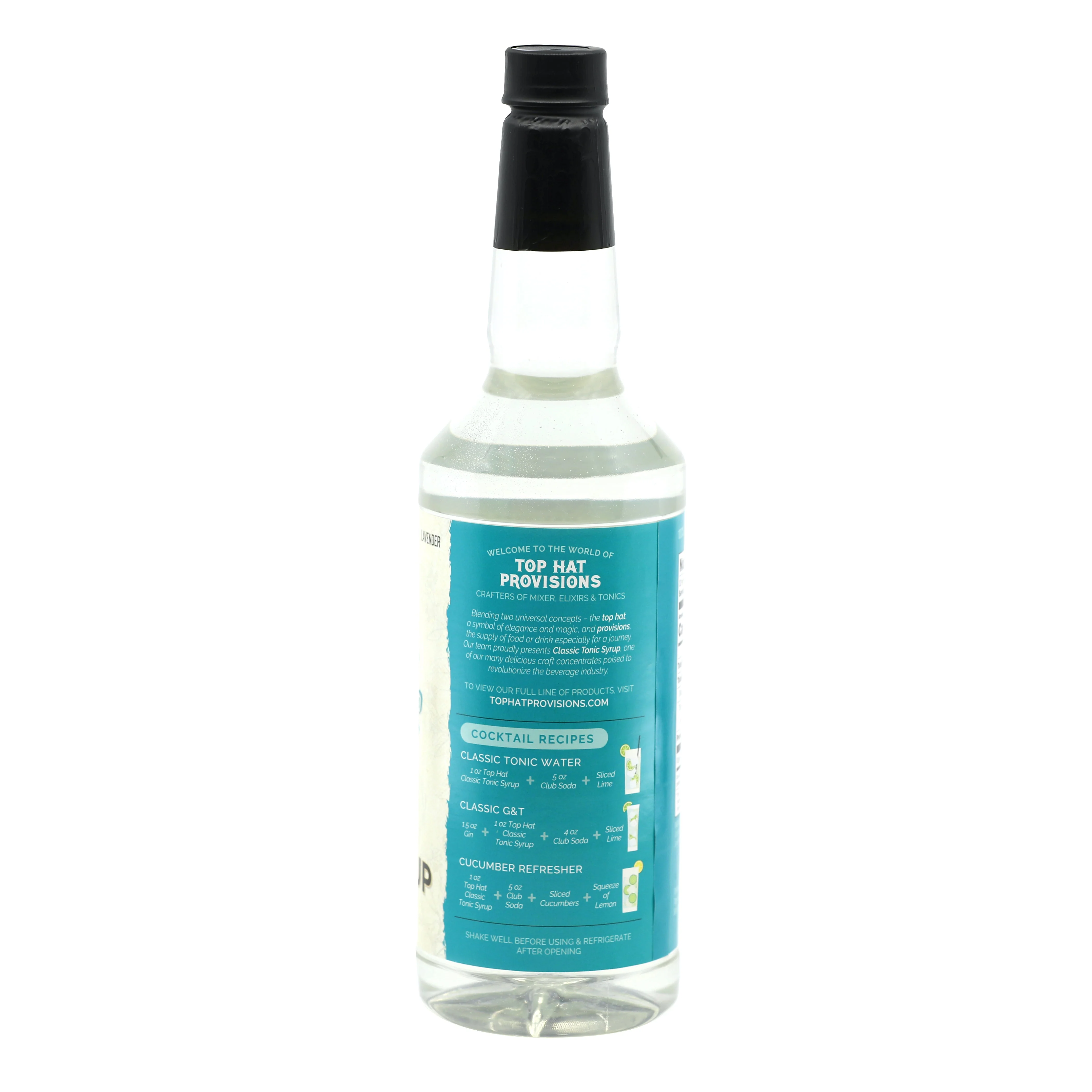 Top Hat Classic Tonic Syrup & 5x Quinine Wellness Tonic Water Concentrate - 12x32oz case - Image 2