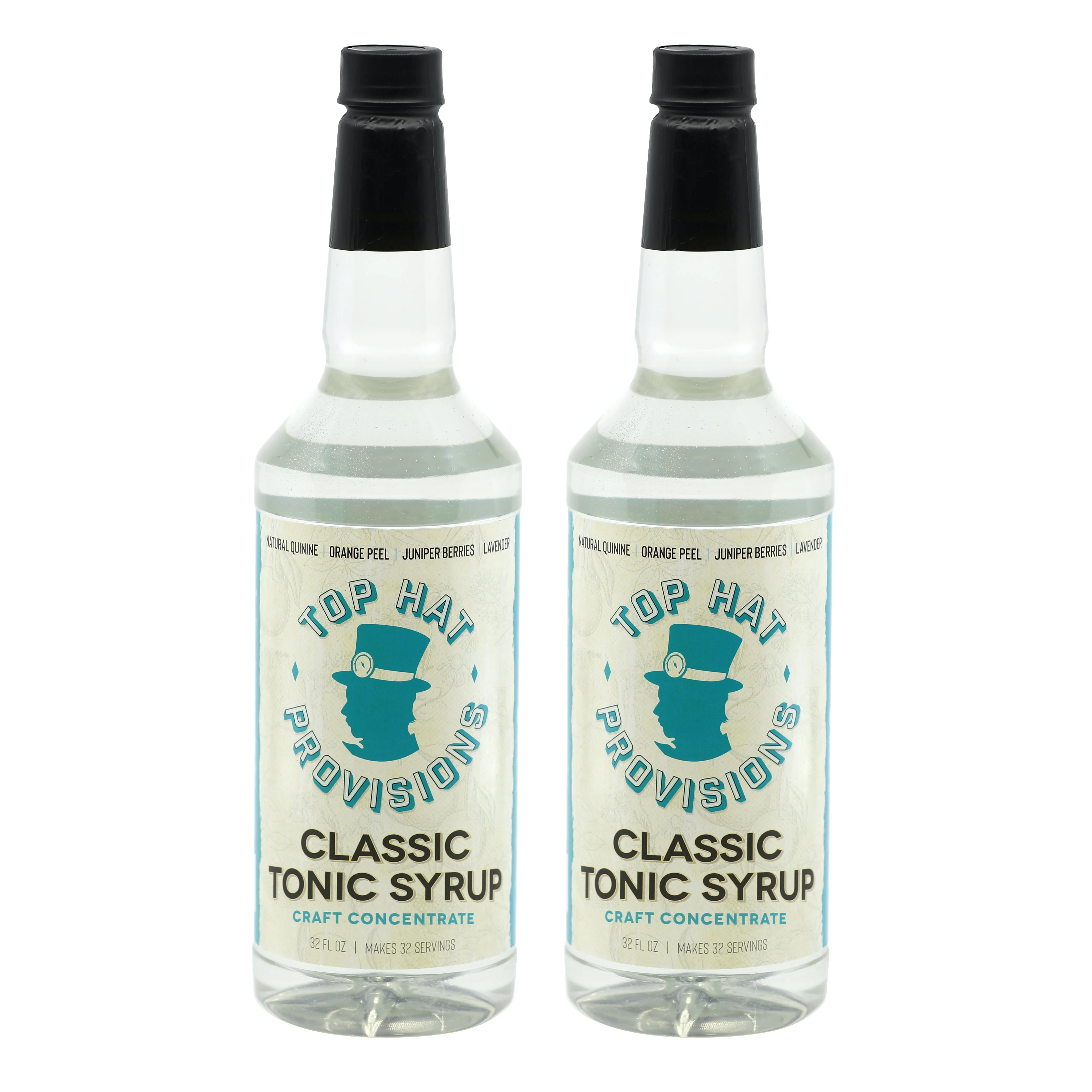Top Hat Classic Tonic Syrup & 5x Quinine Wellness Tonic Water Concentrate - 32oz Bottle - Image 4